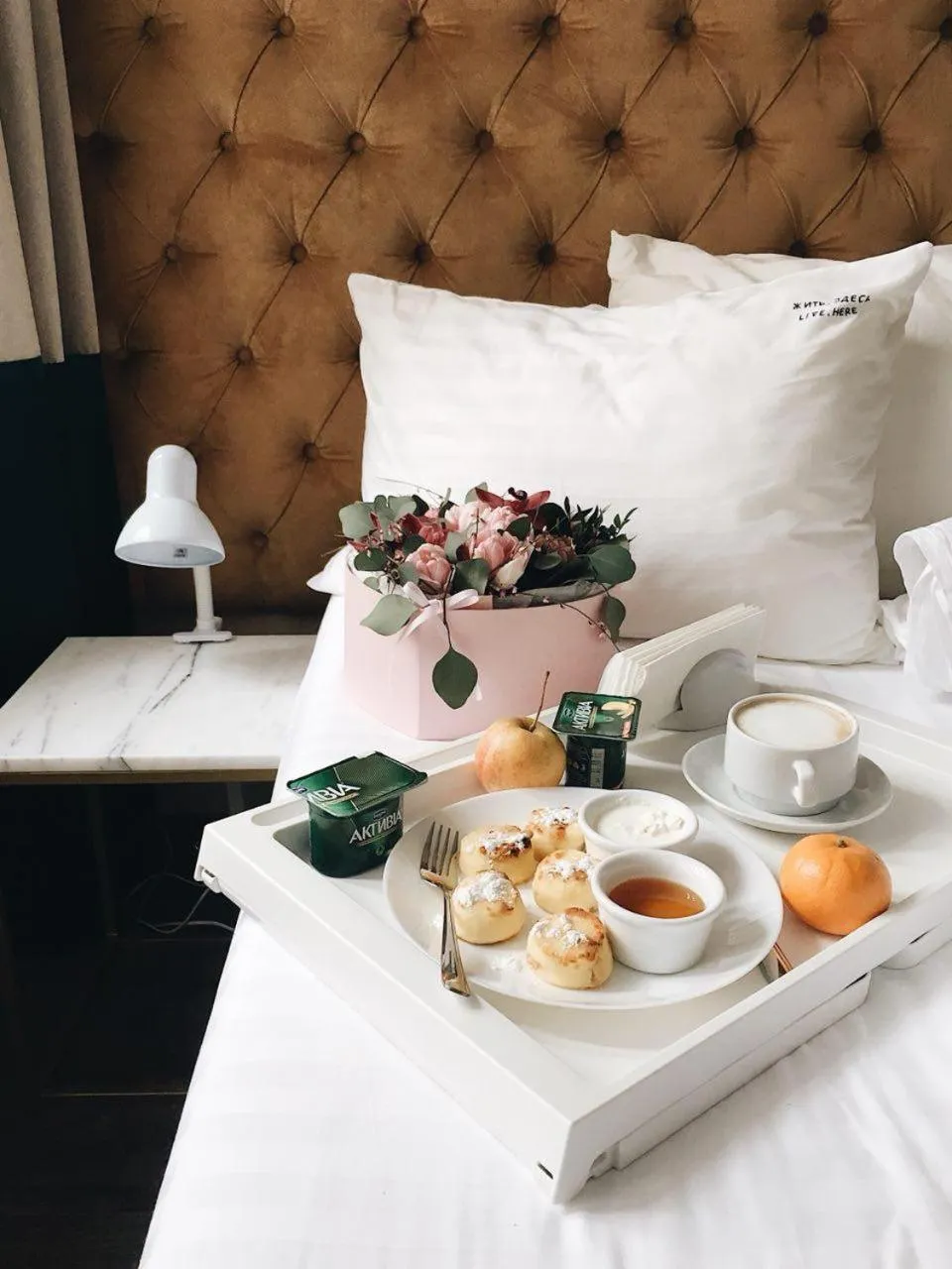 Bed in Live.Here.Hotel