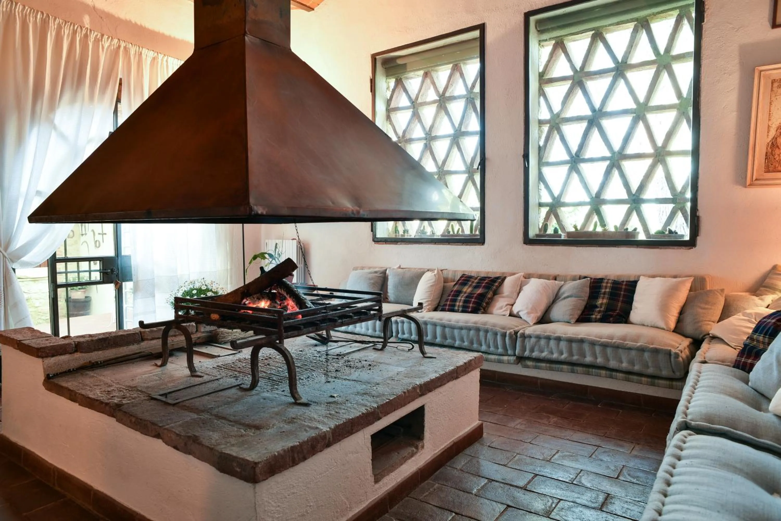 Communal lounge/ TV room in B&B Fagiolari