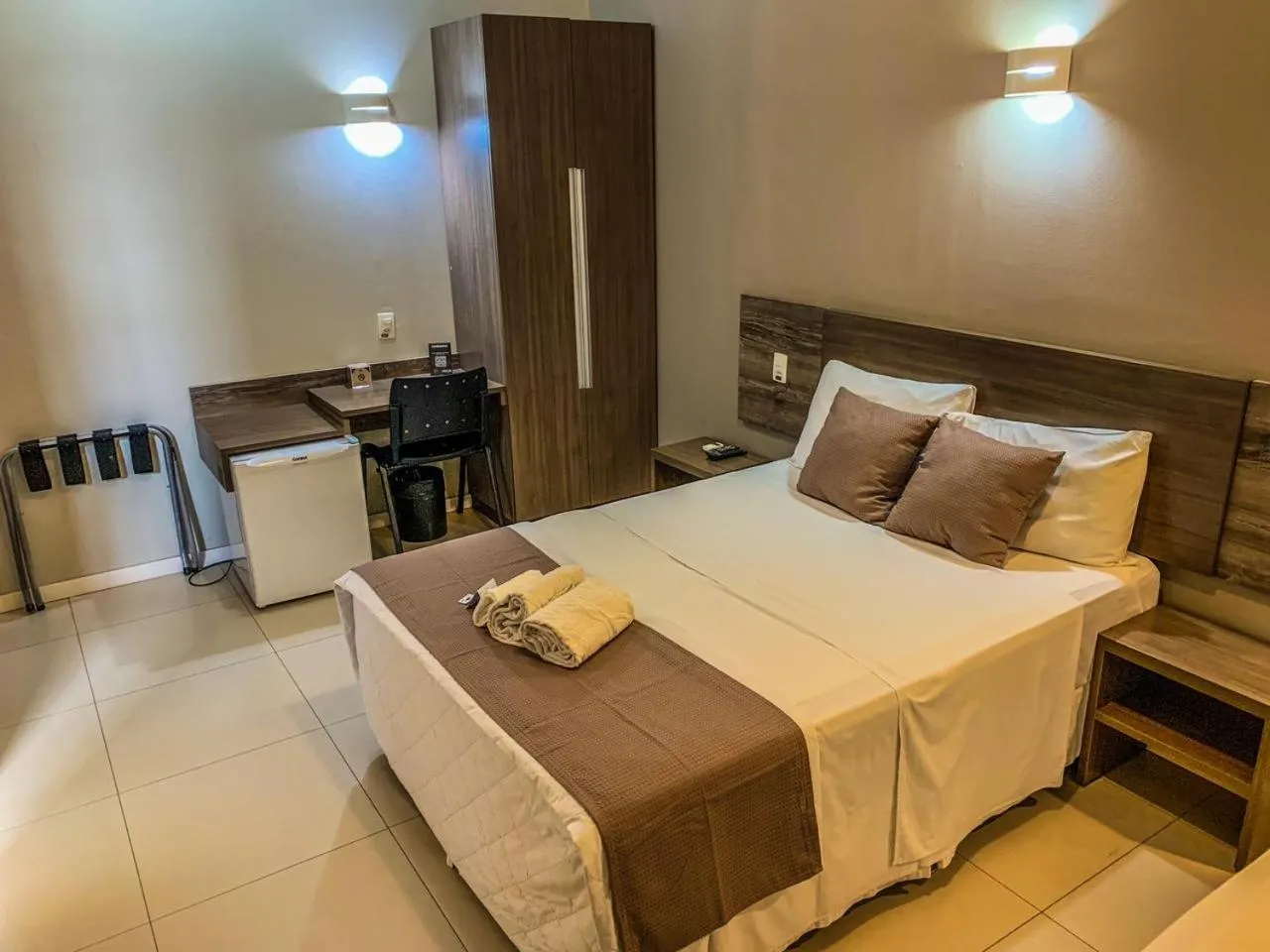 Bedroom, Bed in Rede Andrade Rondonópolis