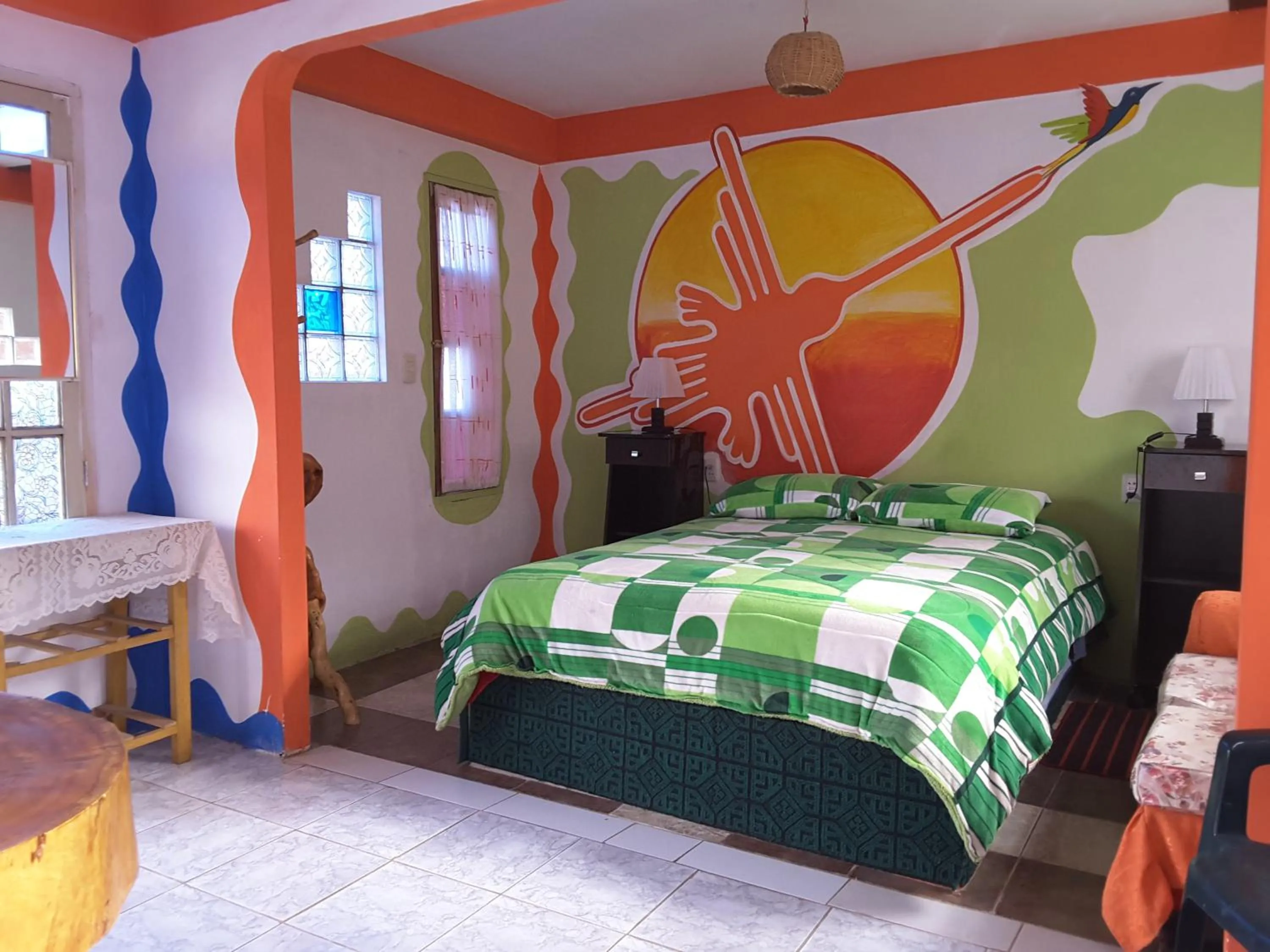 Bed in Hostal La Casa del Sol