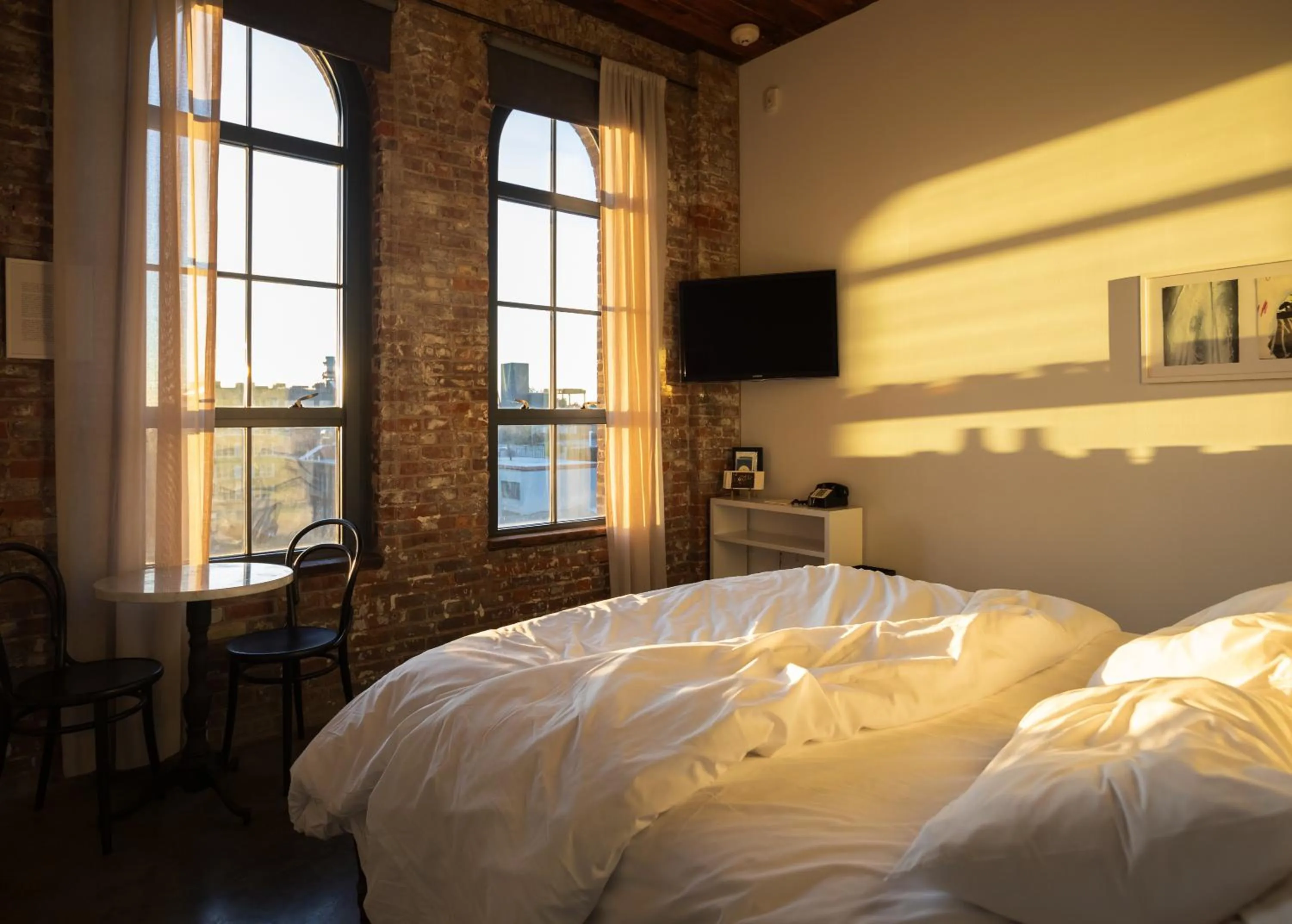 Bed in Wythe Hotel