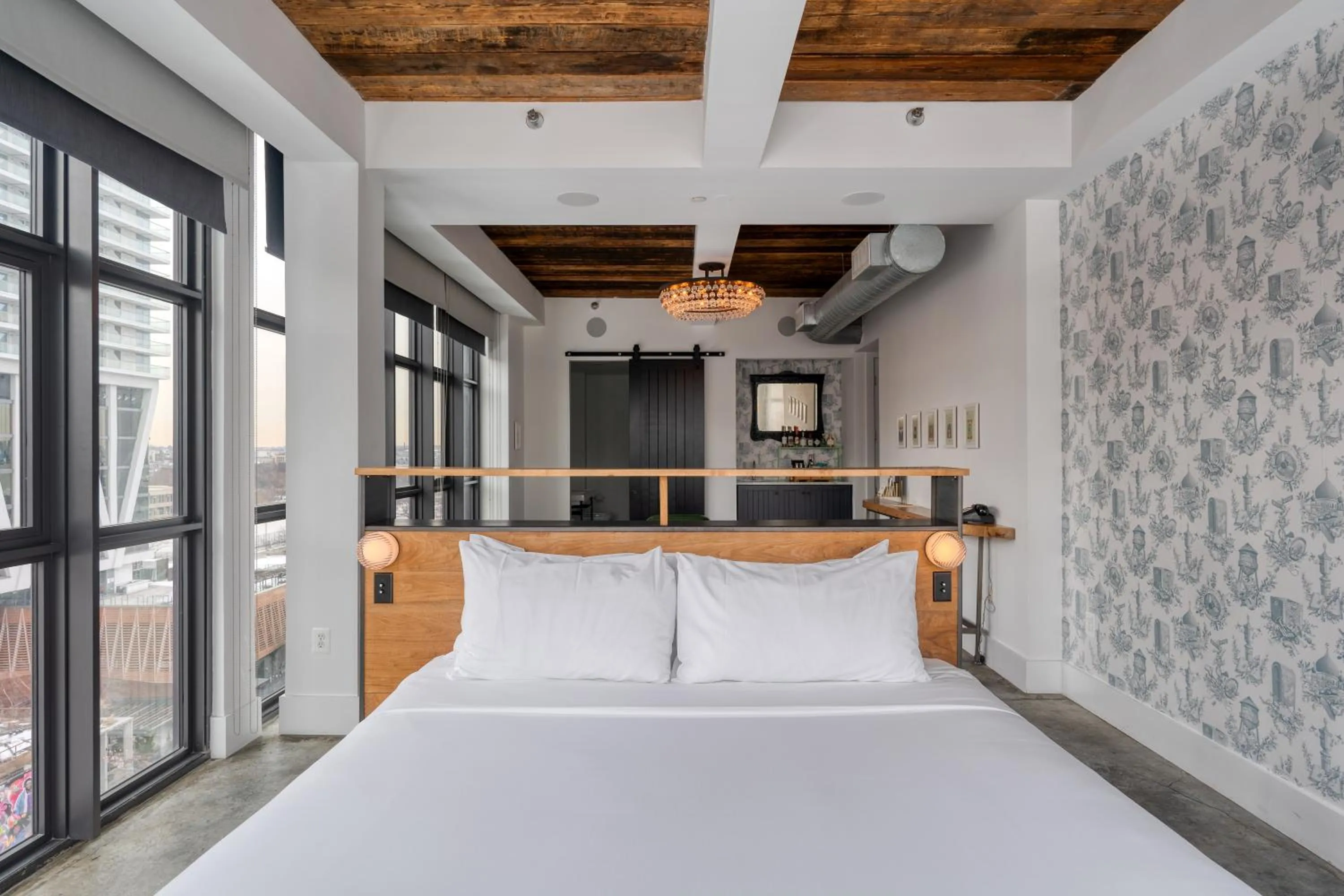 Bed in Wythe Hotel