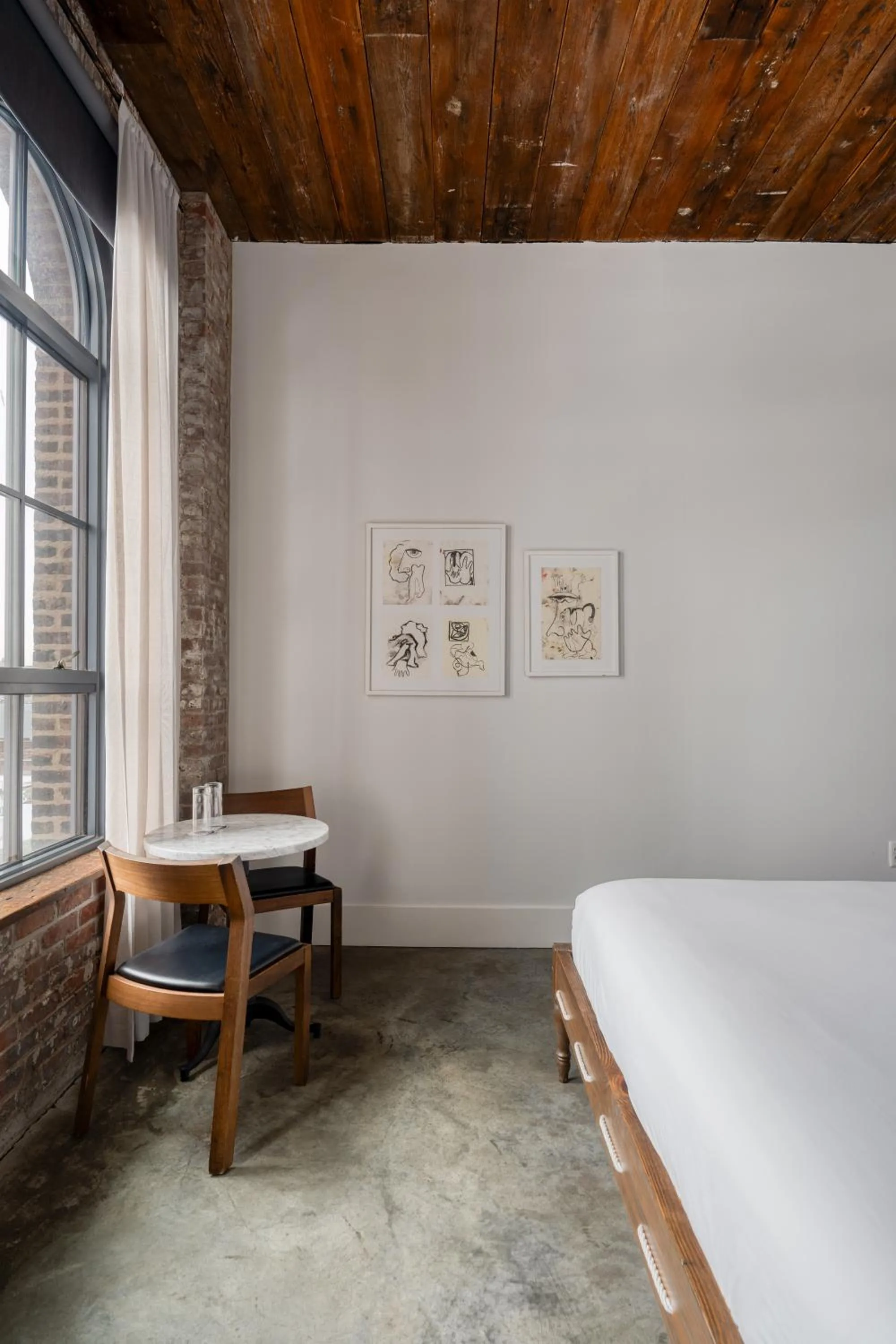 Bed in Wythe Hotel