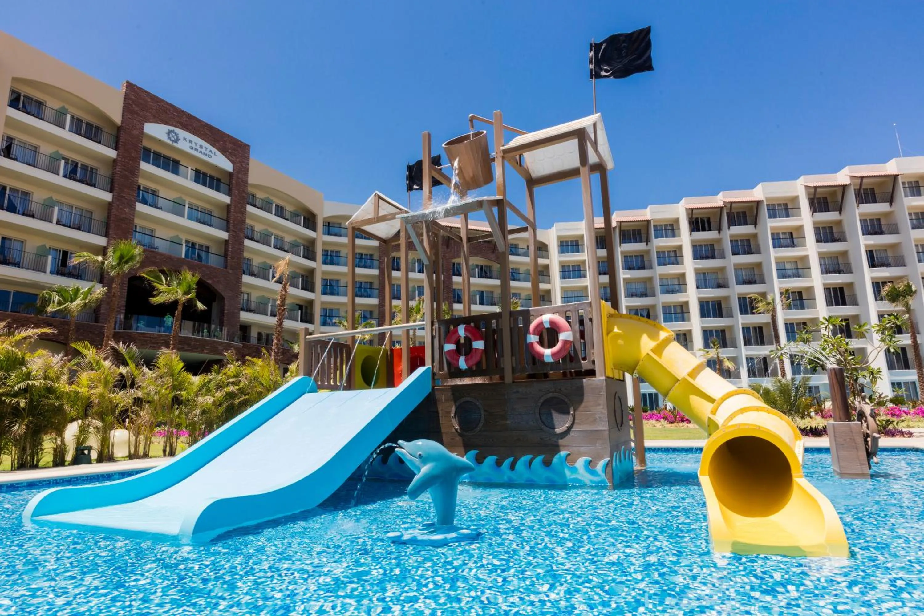 Aqua park in Altitude by Krystal Grand Los Cabos - All Inclusive