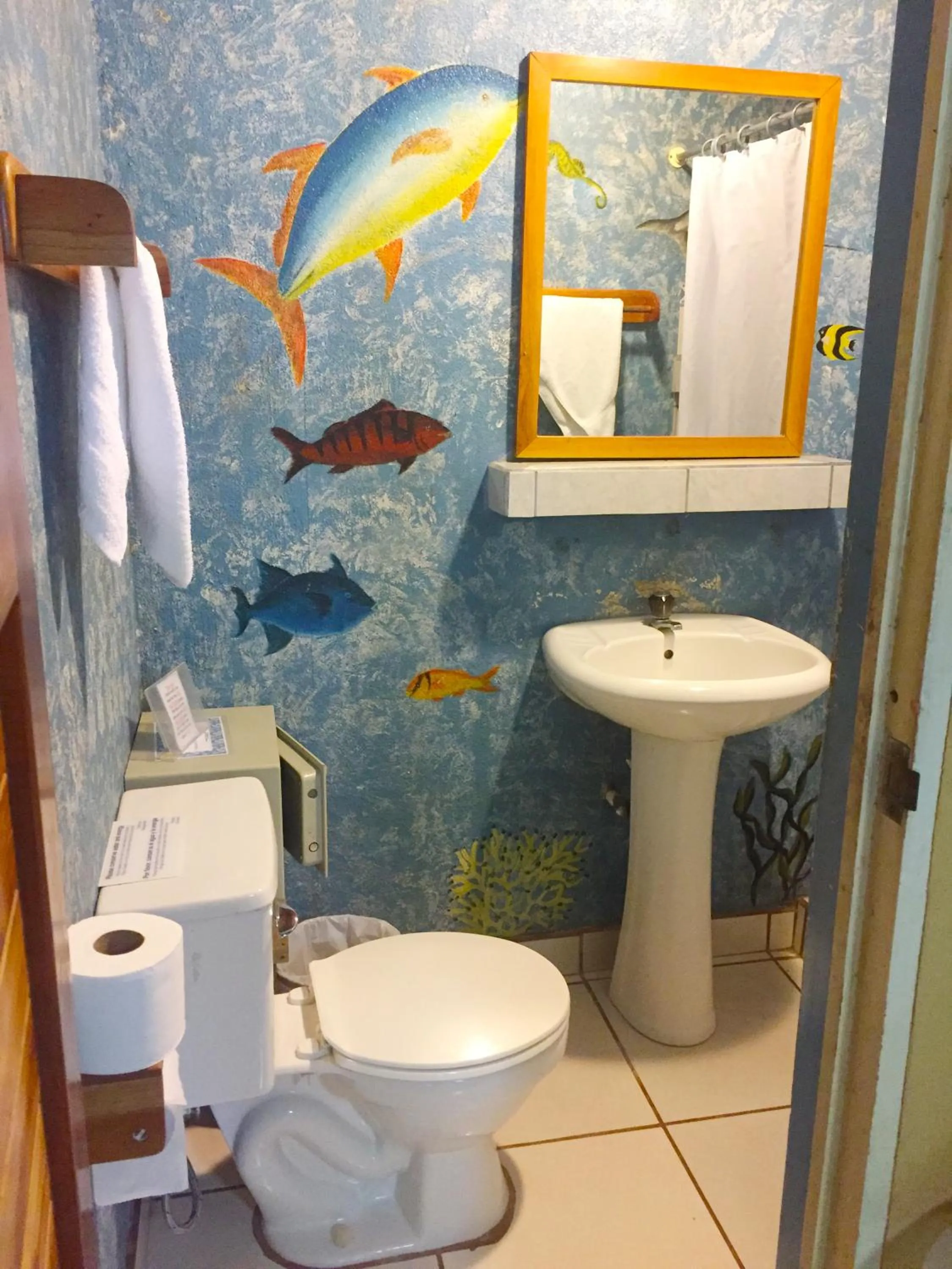 Shower in Cabinas Jimenez