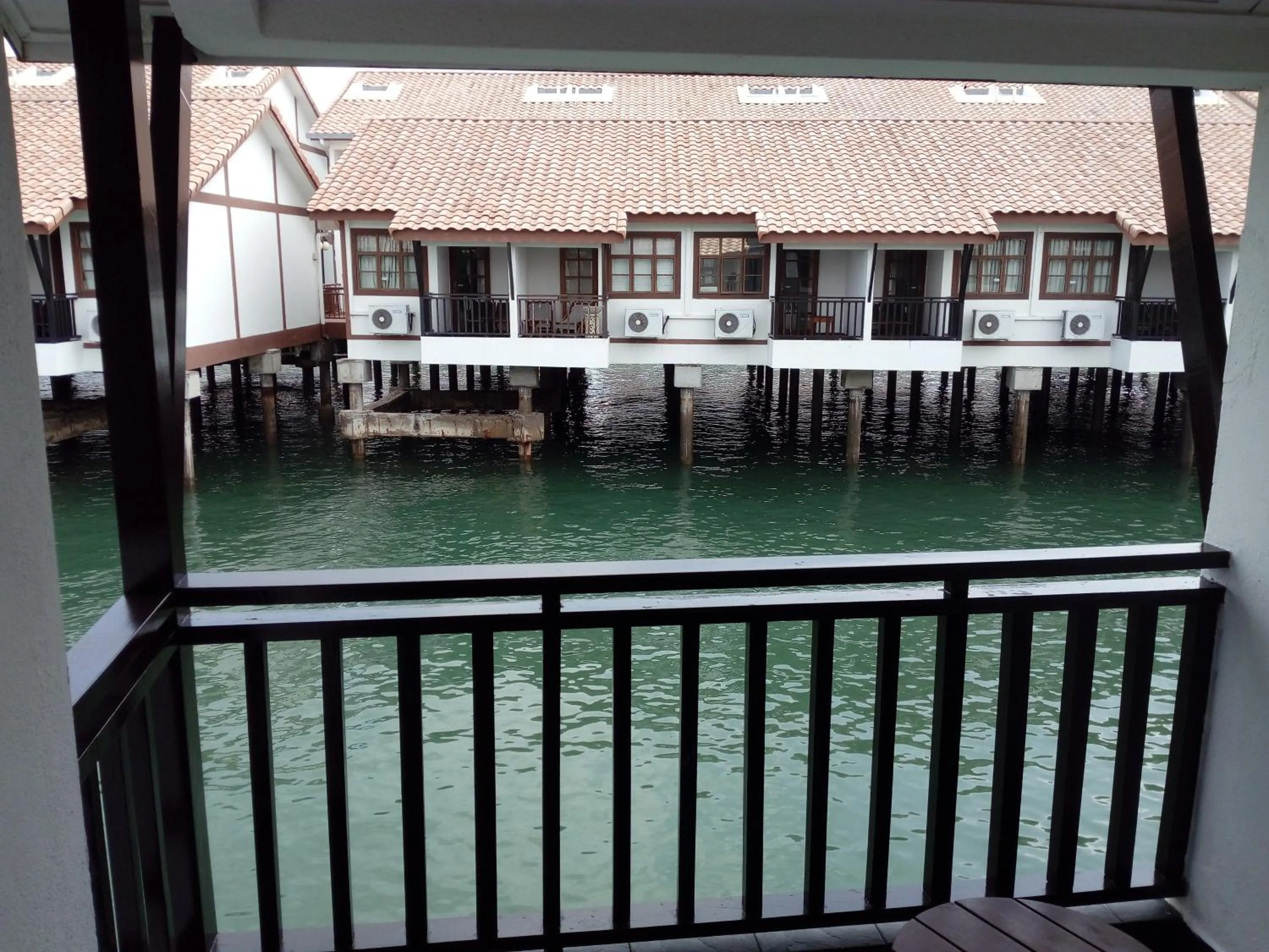 Balcony/Terrace in Wonderland Private Chalet at Port Dickson