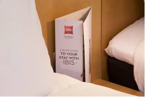 Bed in ibis Swansea