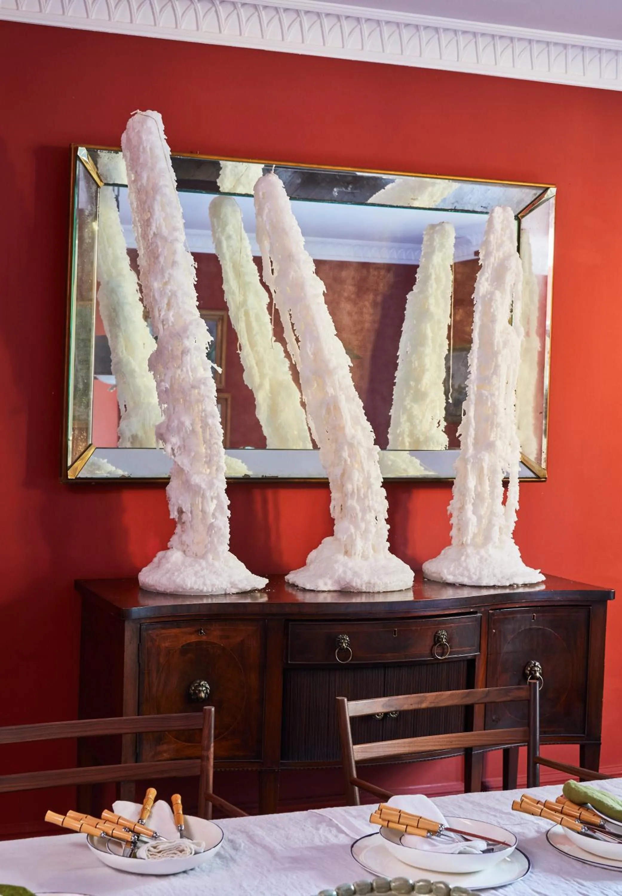 Dining area in Oakley Court