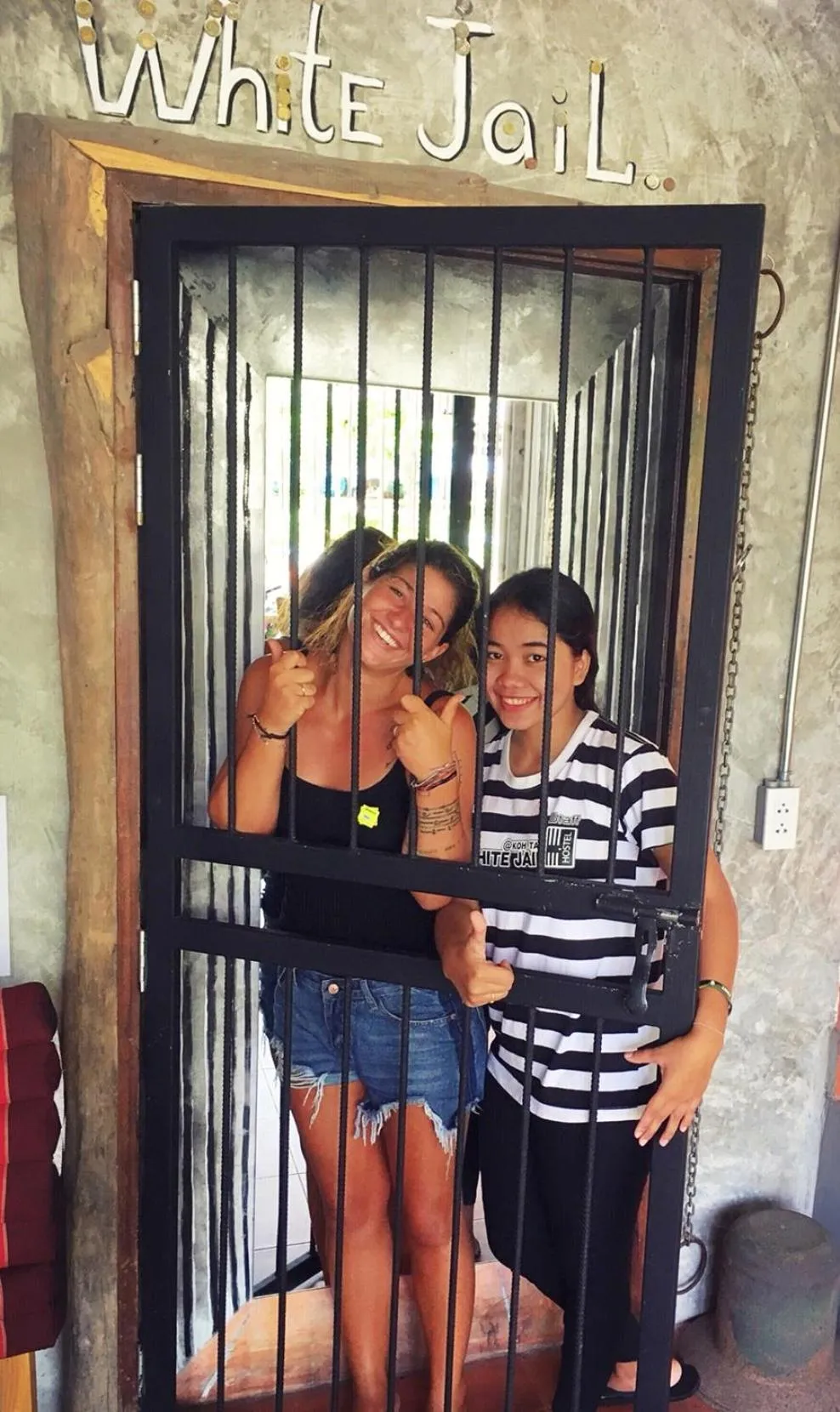 White Jail at Koh Tao Hostel