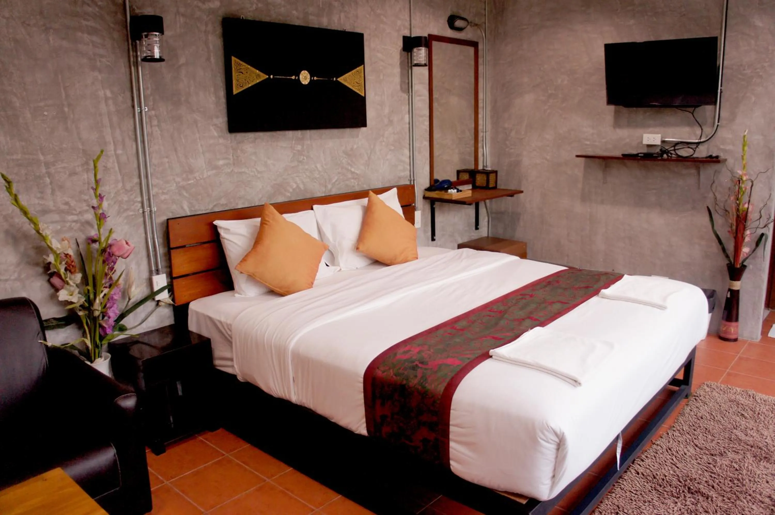 Bed in White Jail at Koh Tao Hostel