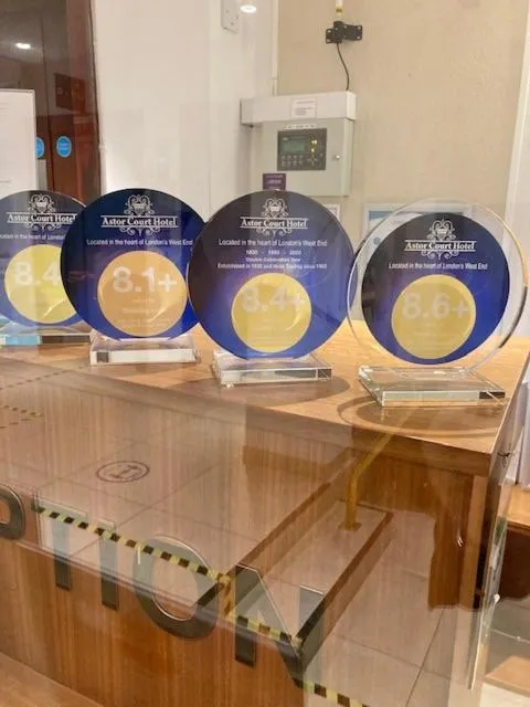 Logo/Certificate/Sign in Astor Court Hotel