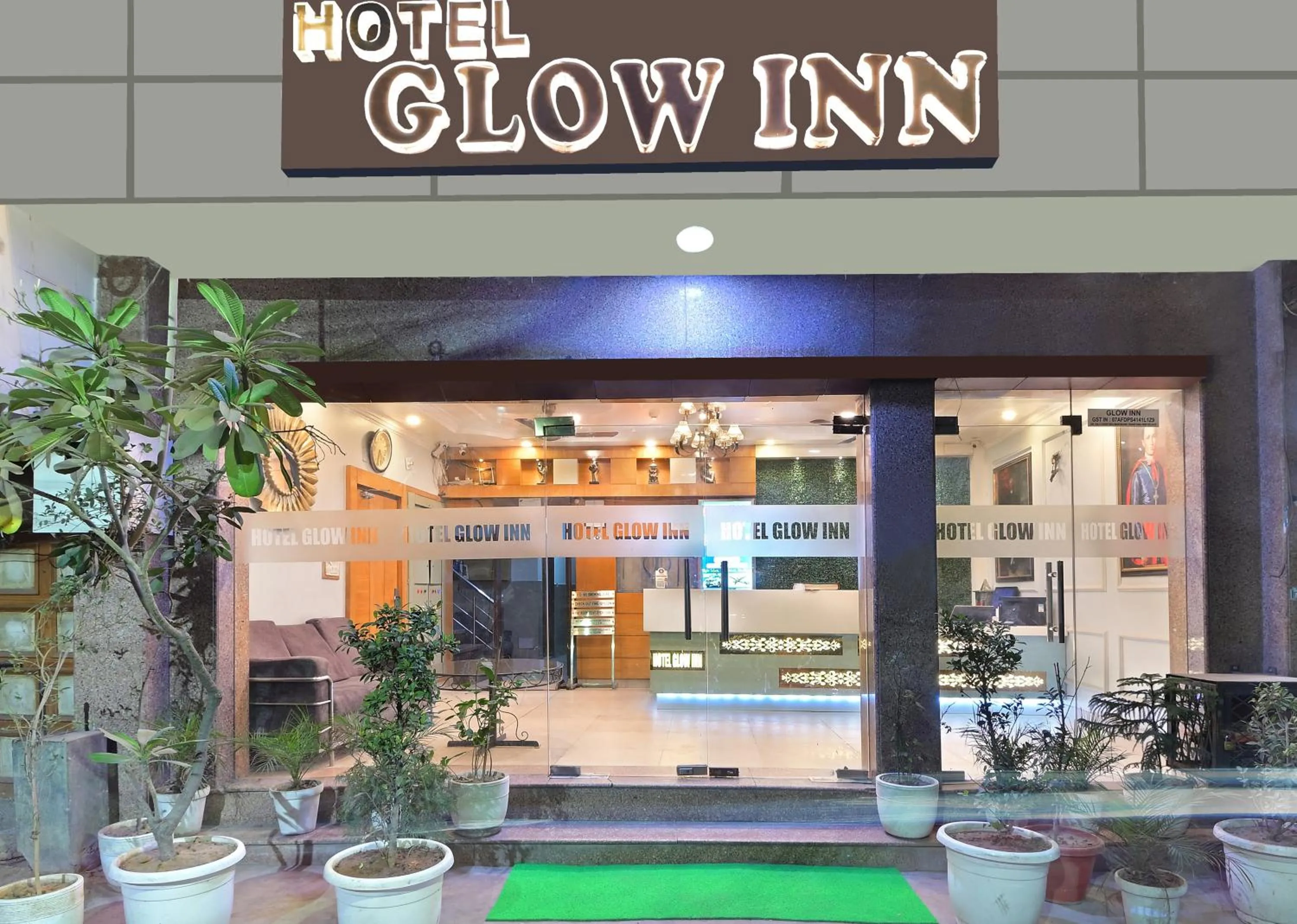 Property building in Hotel Glow Inn Paharganj-3 Mins Walk From New Delhi Railway Station