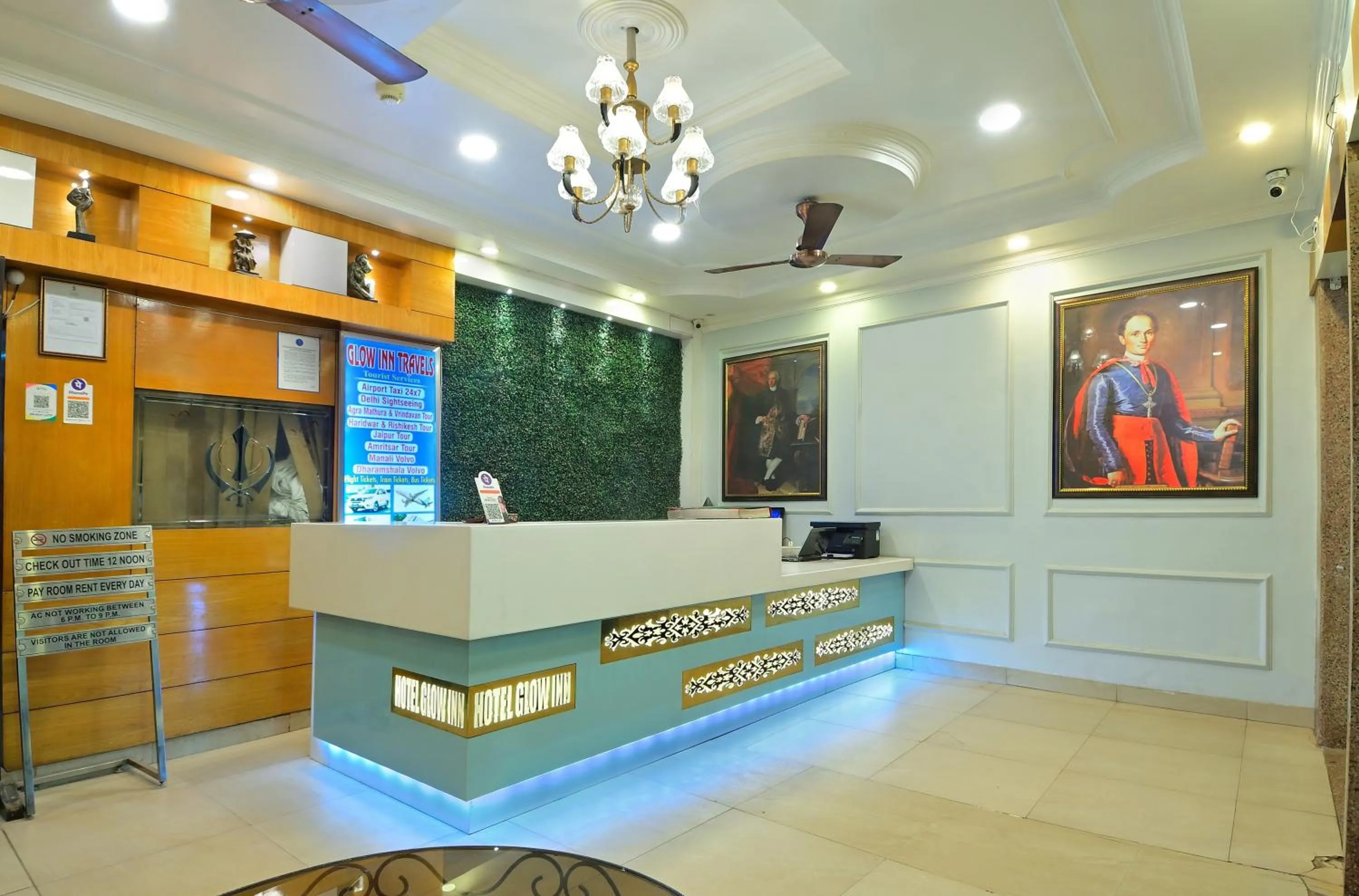 Property logo or sign in Hotel Glow Inn Paharganj-3 Mins Walk From New Delhi Railway Station