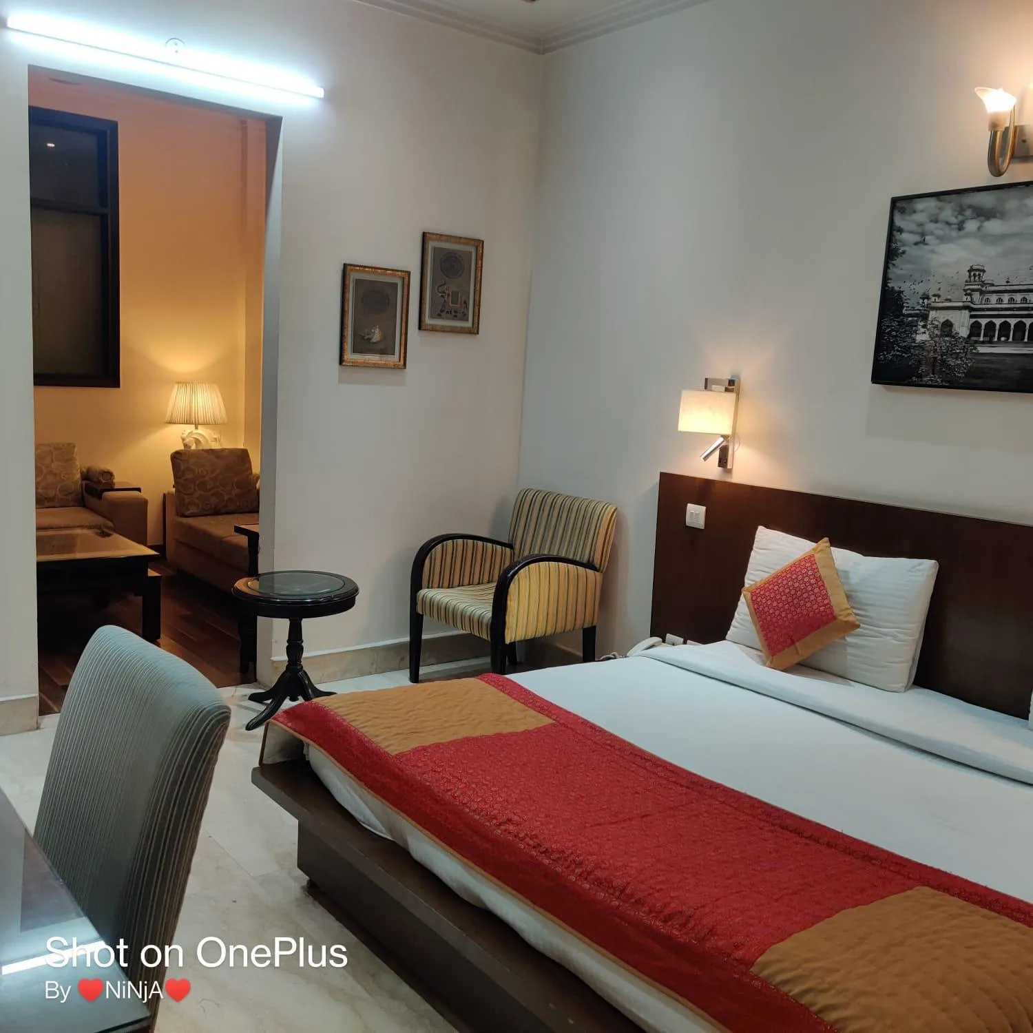 Bed in Evergreen Suites