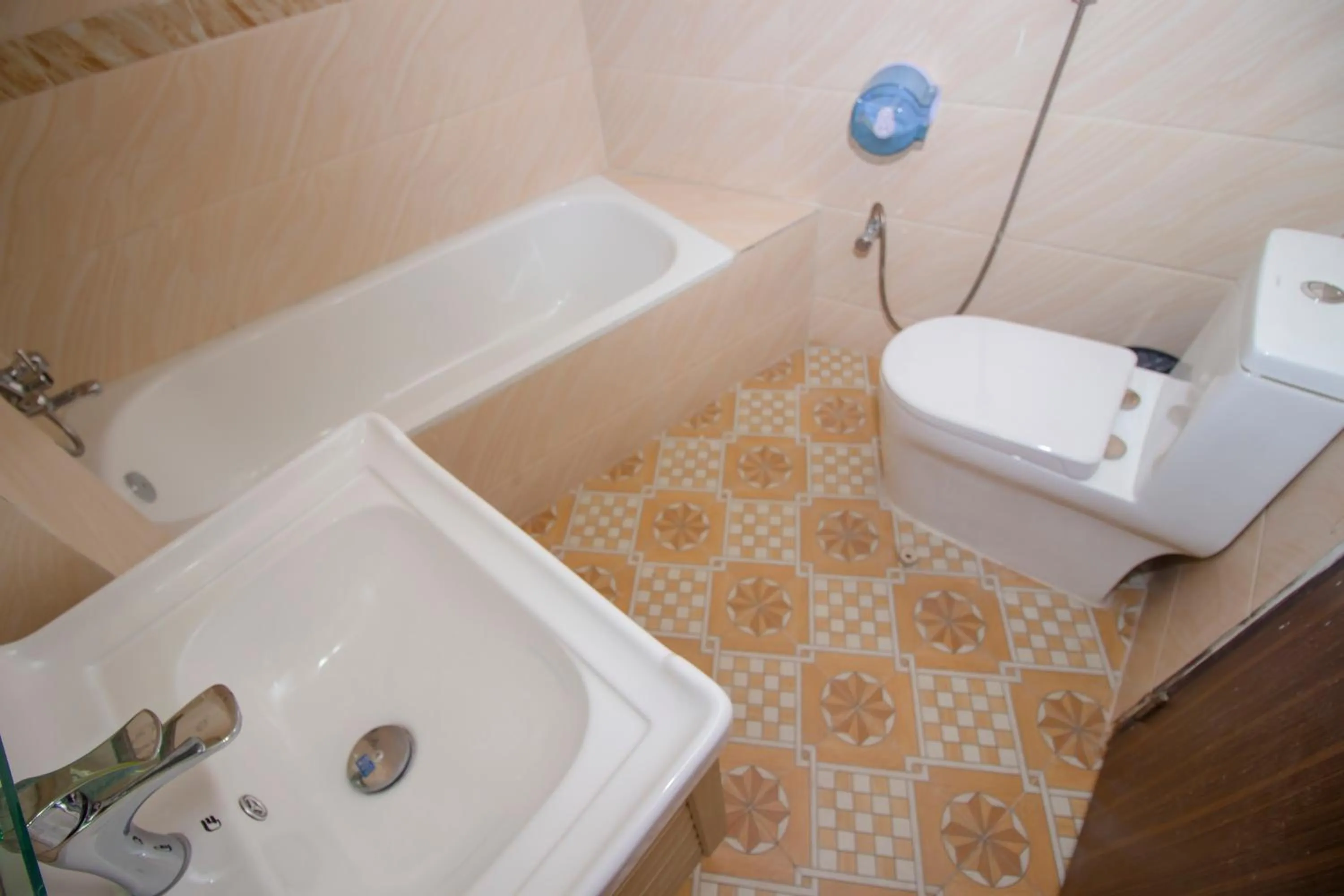 Shower in Hotel Progati Inn Ltd.