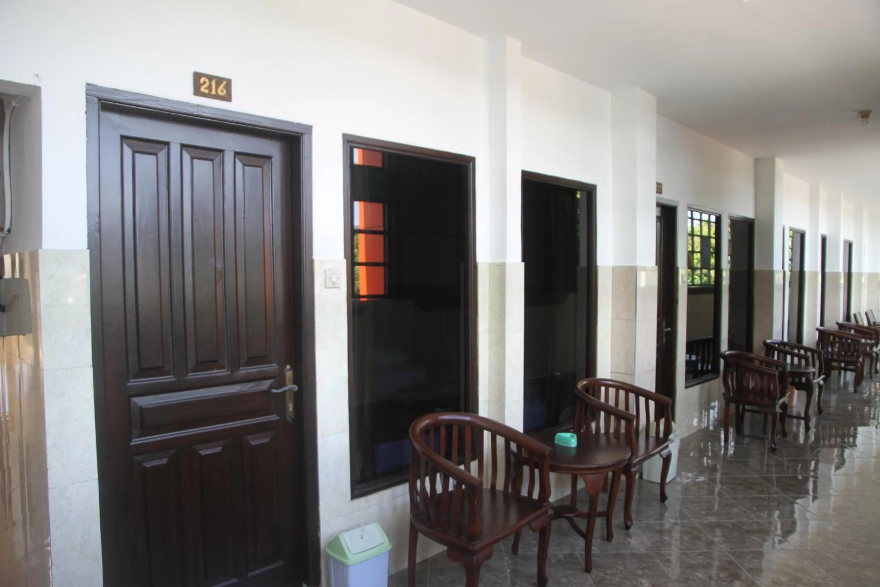 Seating area in Pandora Hotel