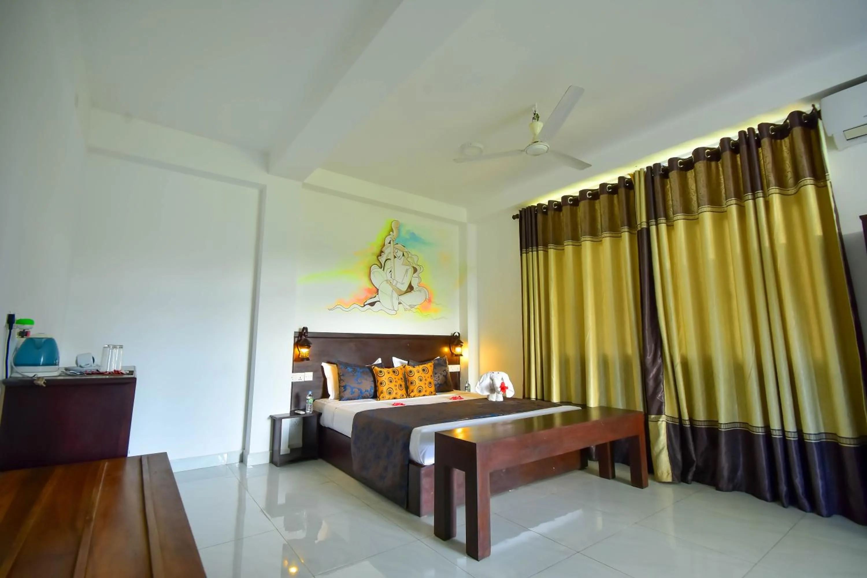 Bed in Jungle Villa - Induruwa