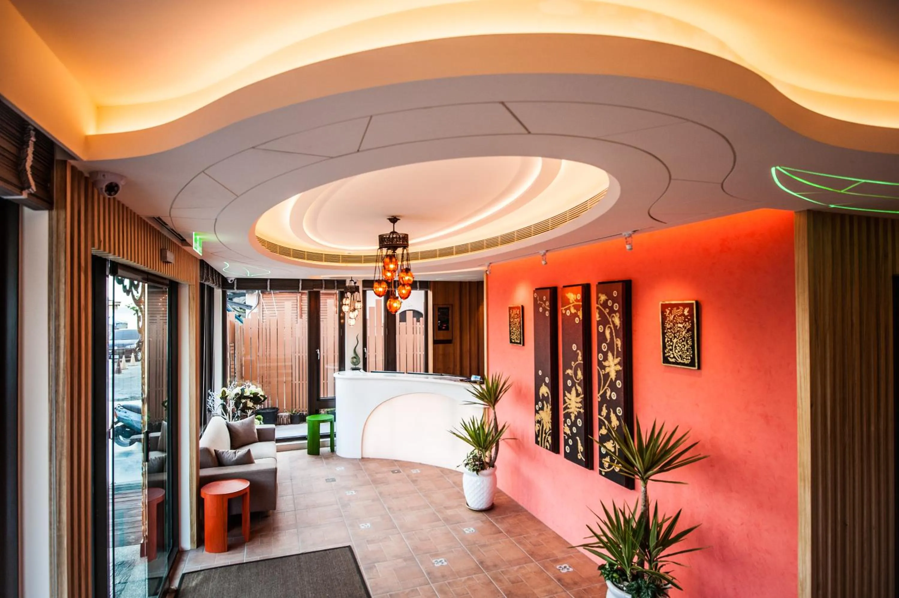 Lobby or reception, Bed in Dreamer Boutique Hotel