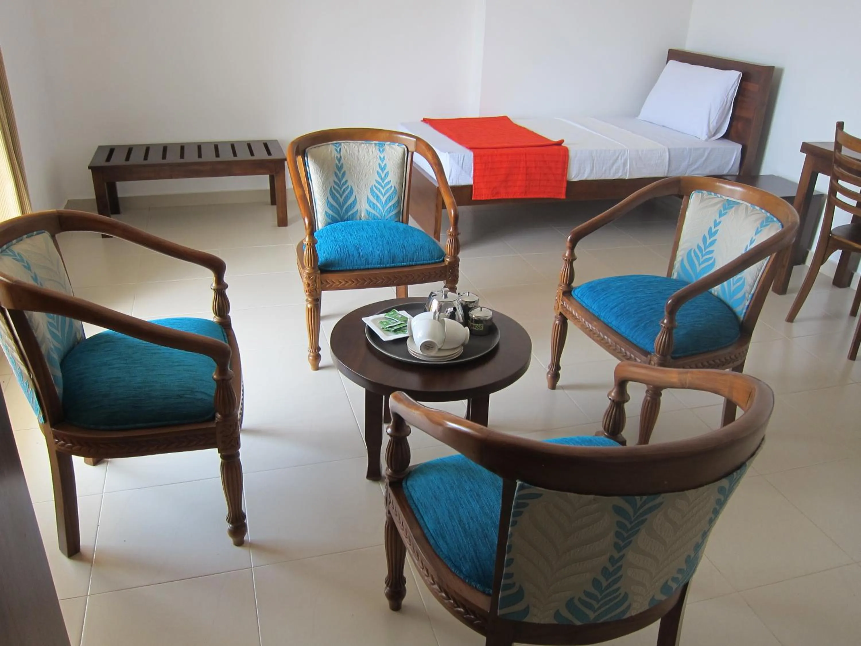 Seating area in Hotel Oviya