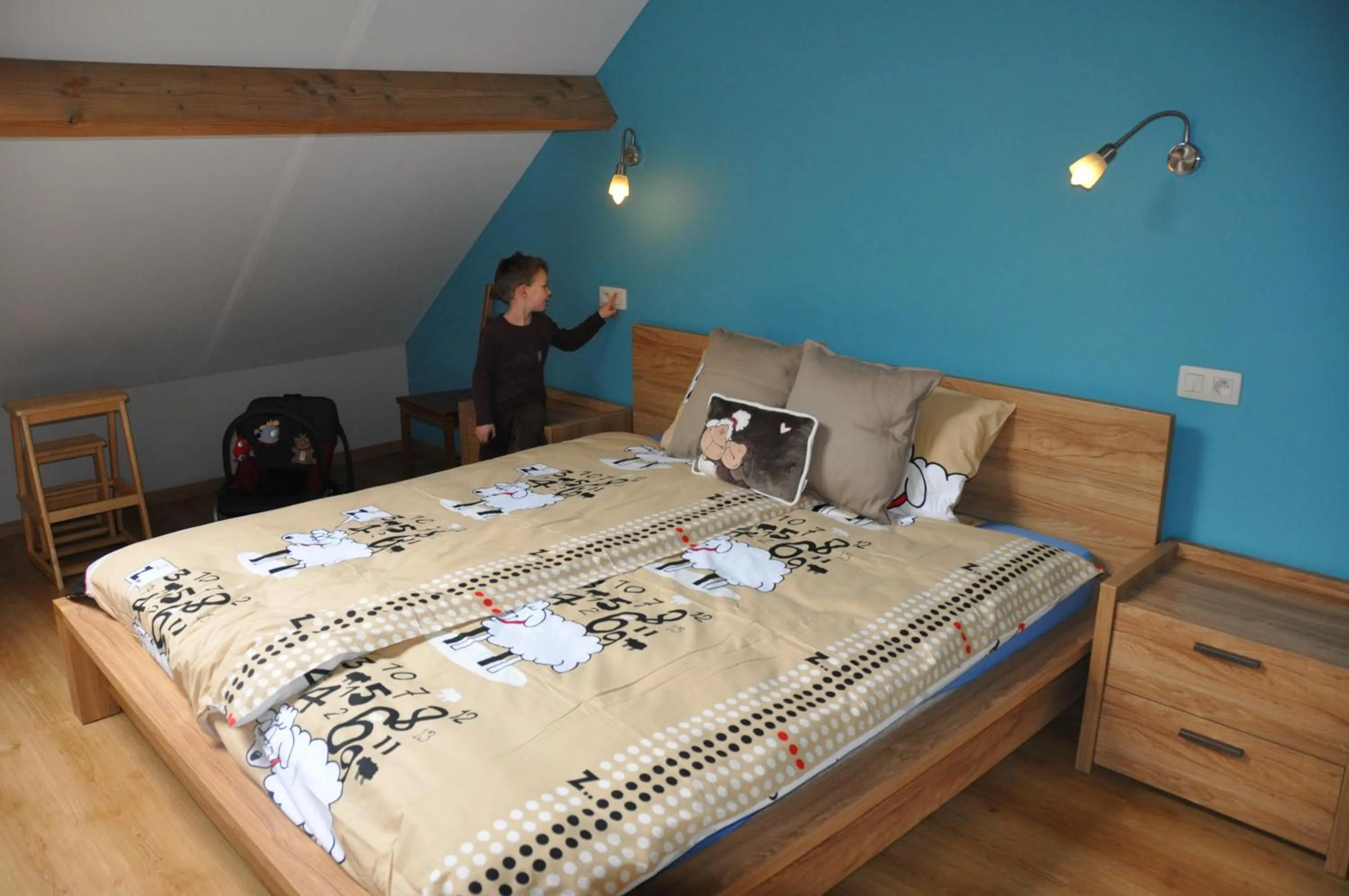 Bed in B&B Hoeve de Schapenkop