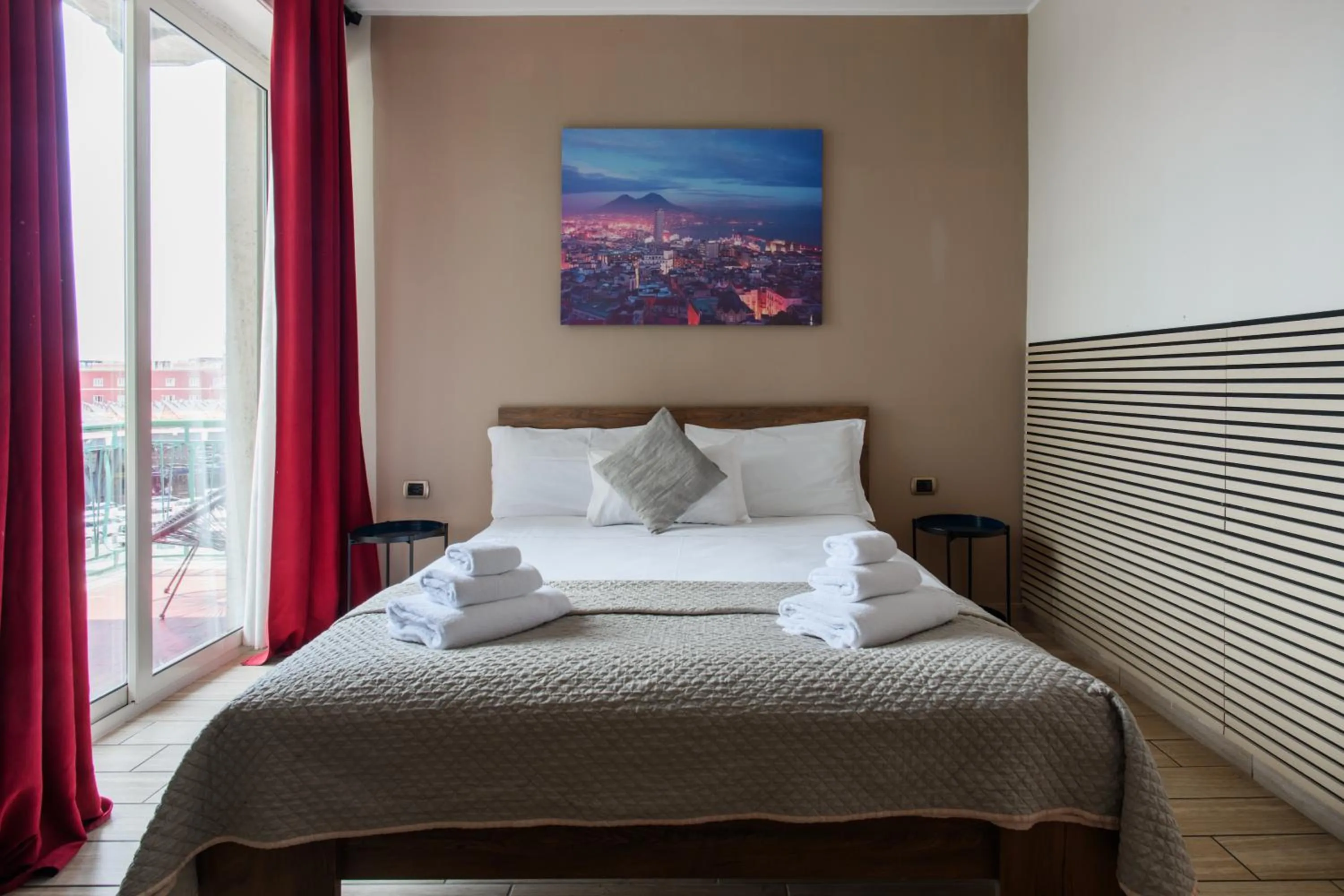 Bed in B&B Metropolitan