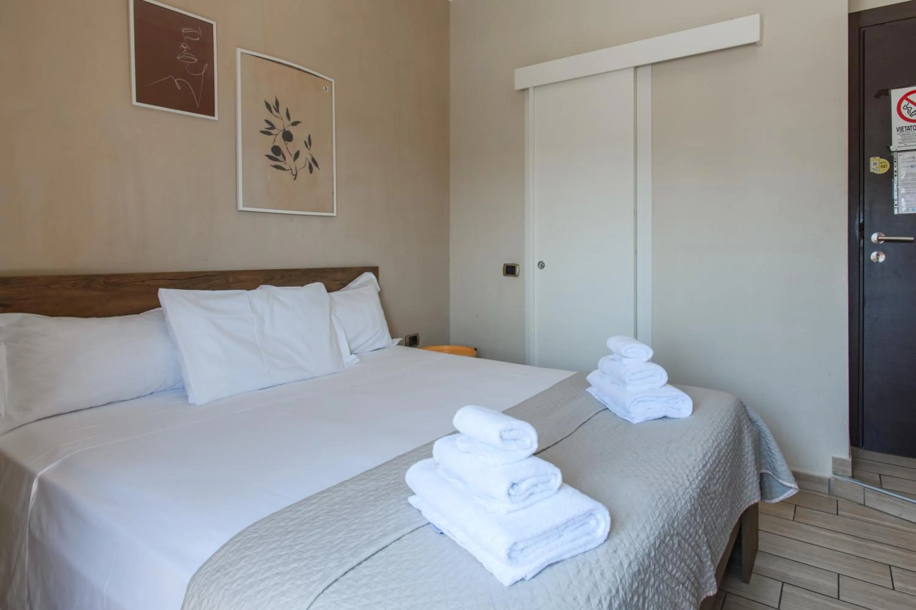 Bed in B&B Metropolitan