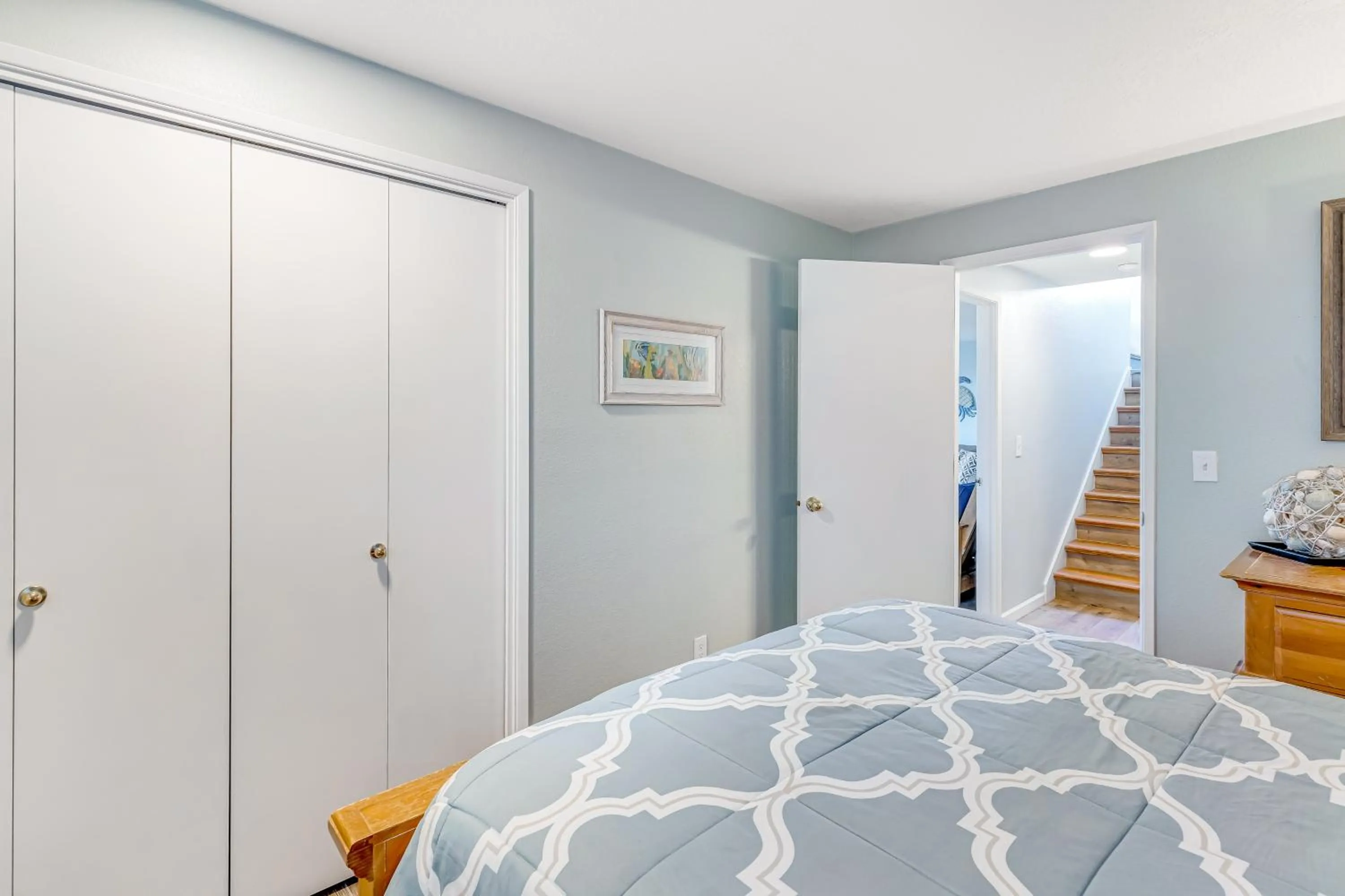 Bed in The Boat House Retreat