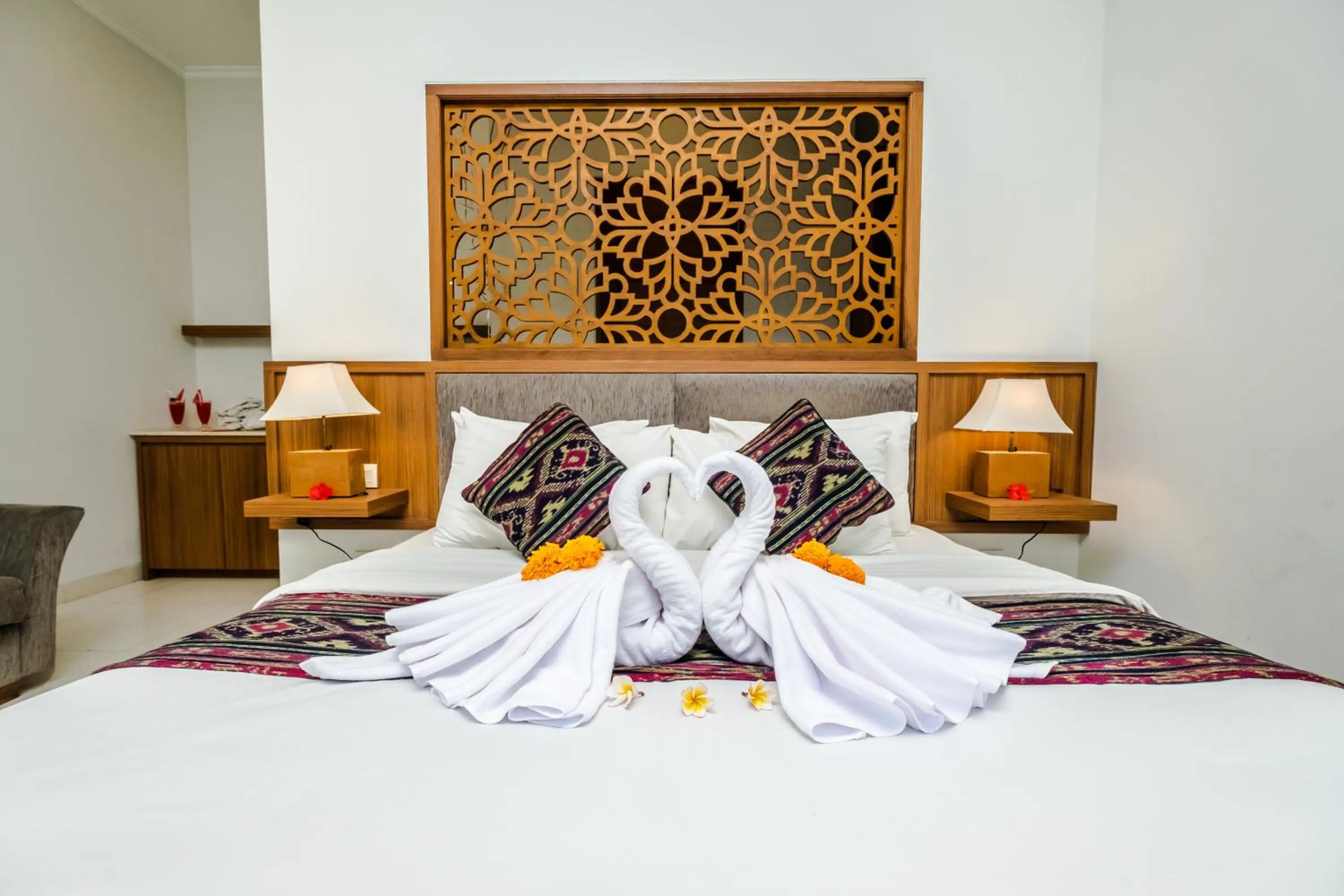 Bed in Mahana Living