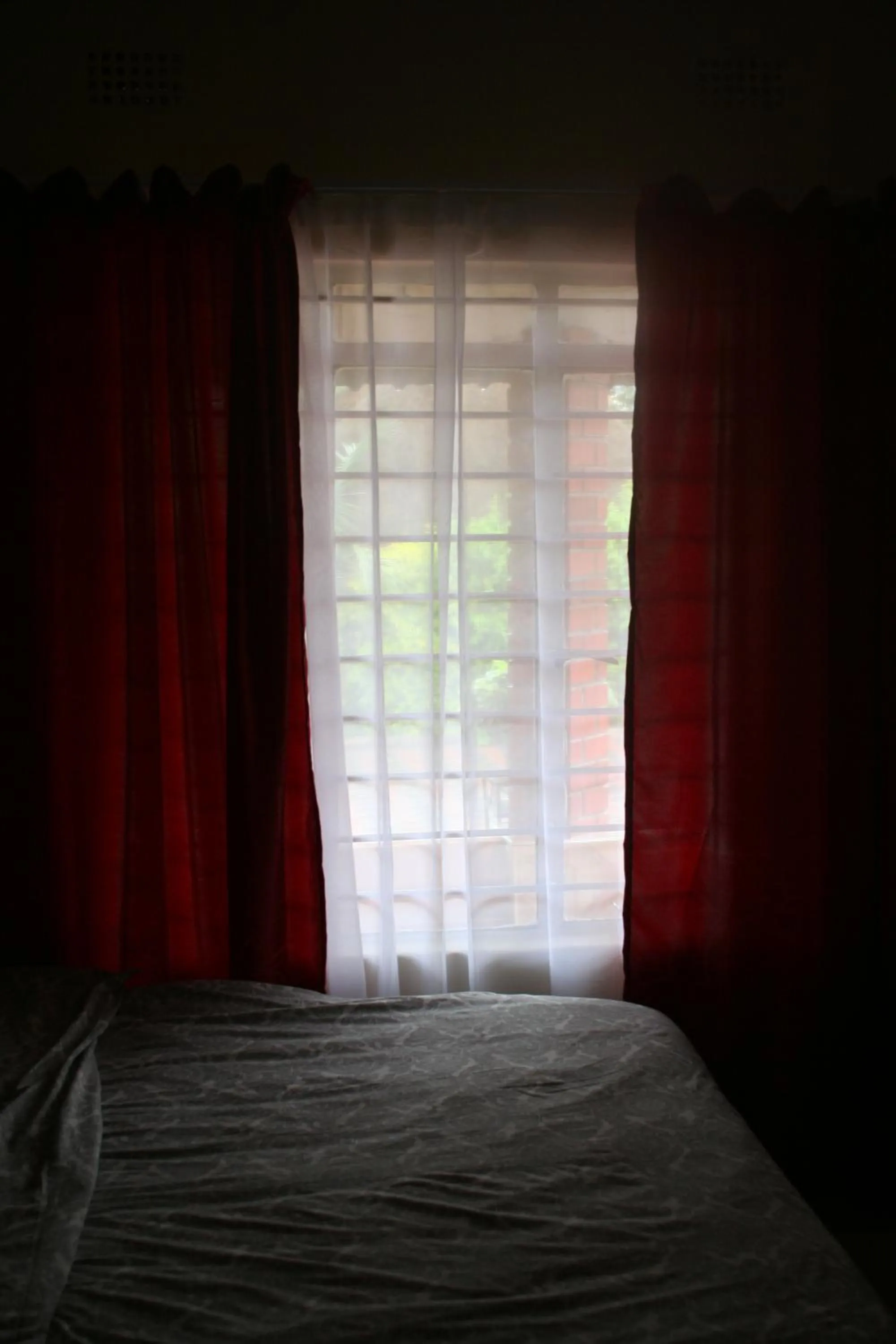 Bed in Honeybed Lodge