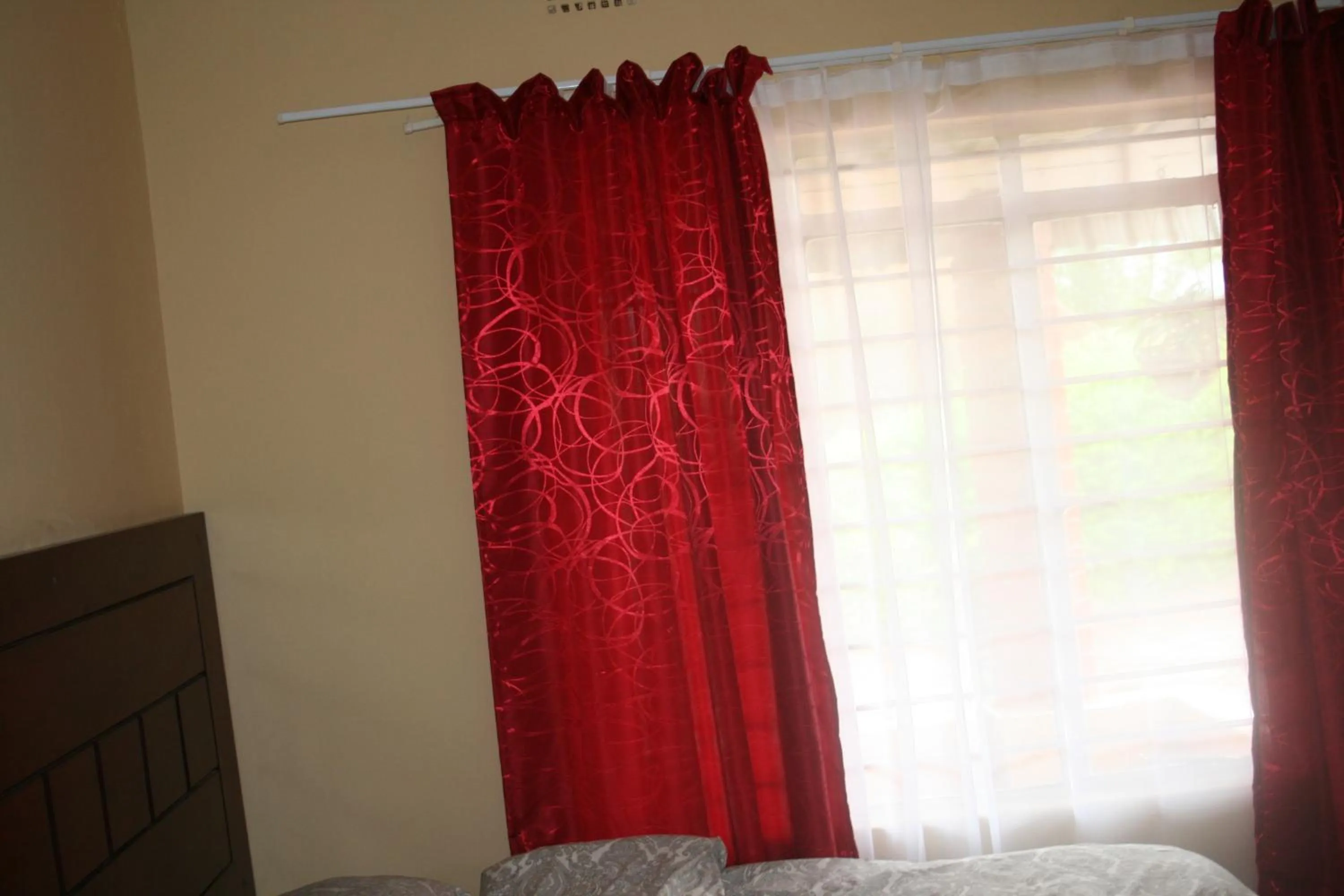 Bed in Honeybed Lodge