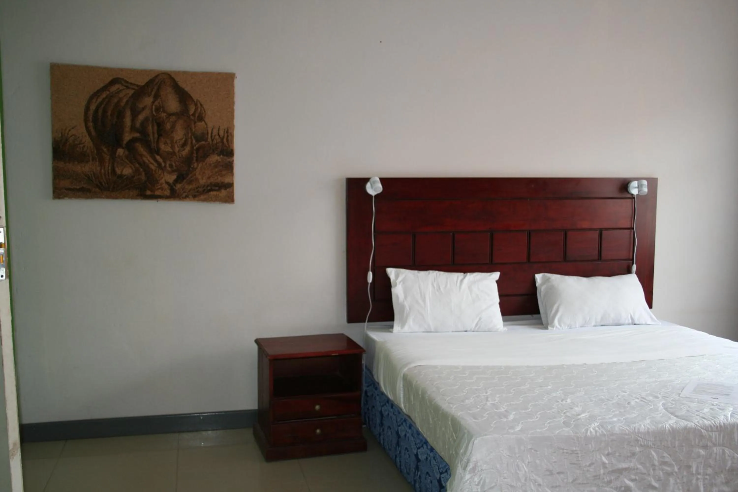 Bed in Honeybed Lodge