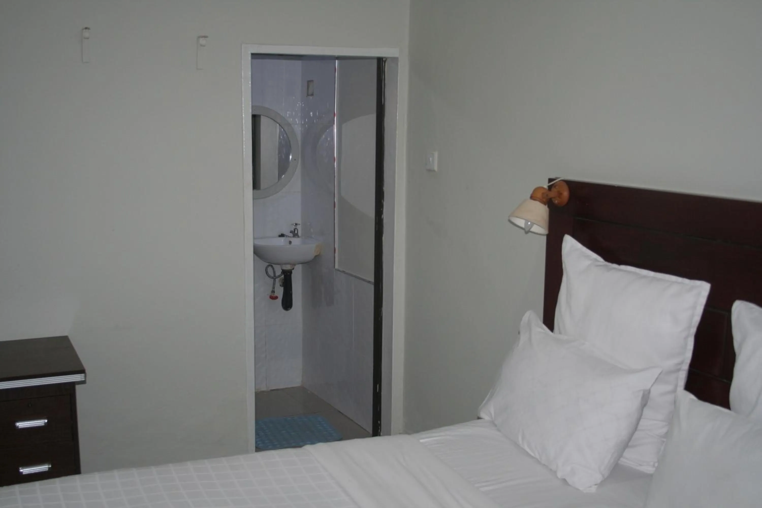 Bed in Honeybed Lodge