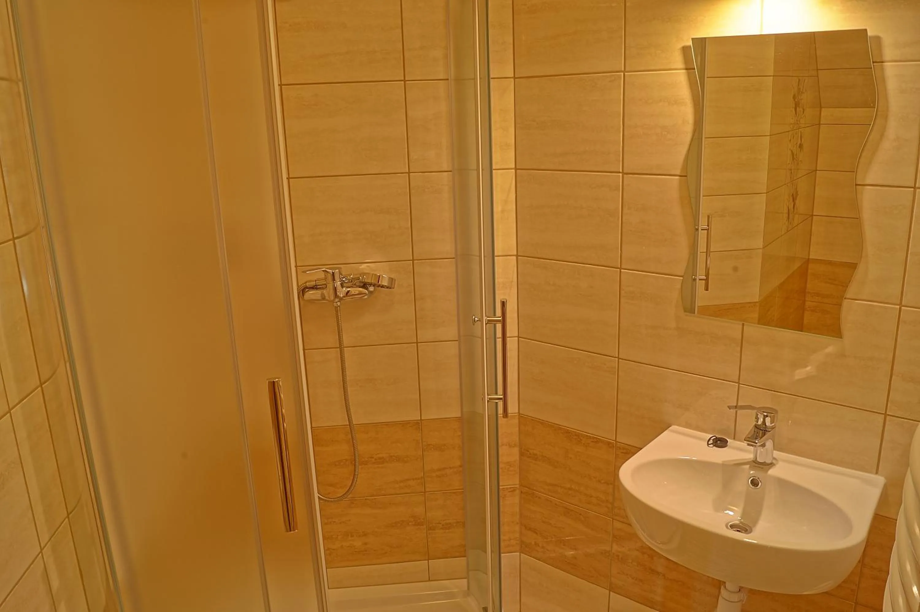 Bathroom in Pokoje u Borzana