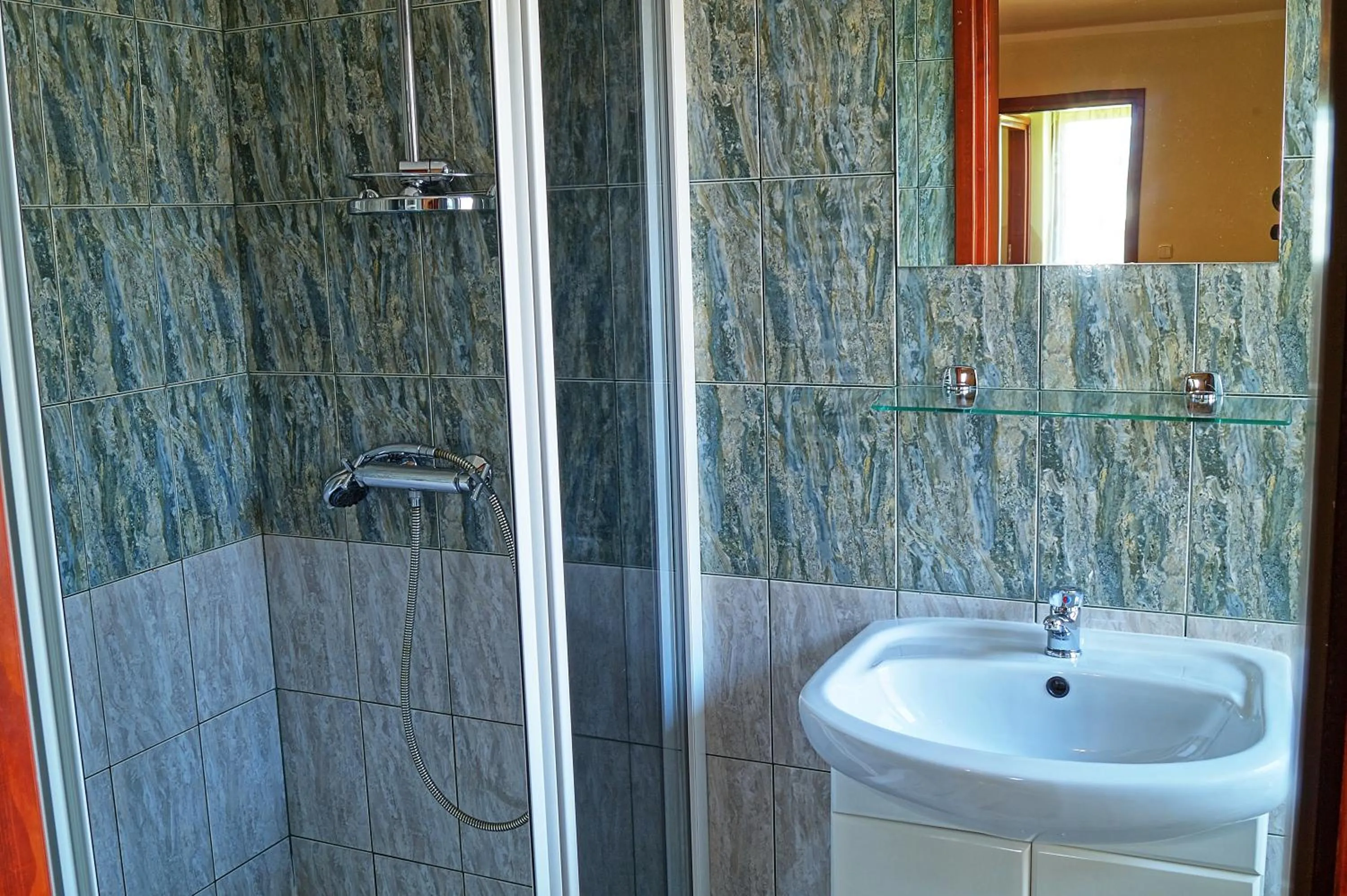 Bathroom in Pokoje u Borzana