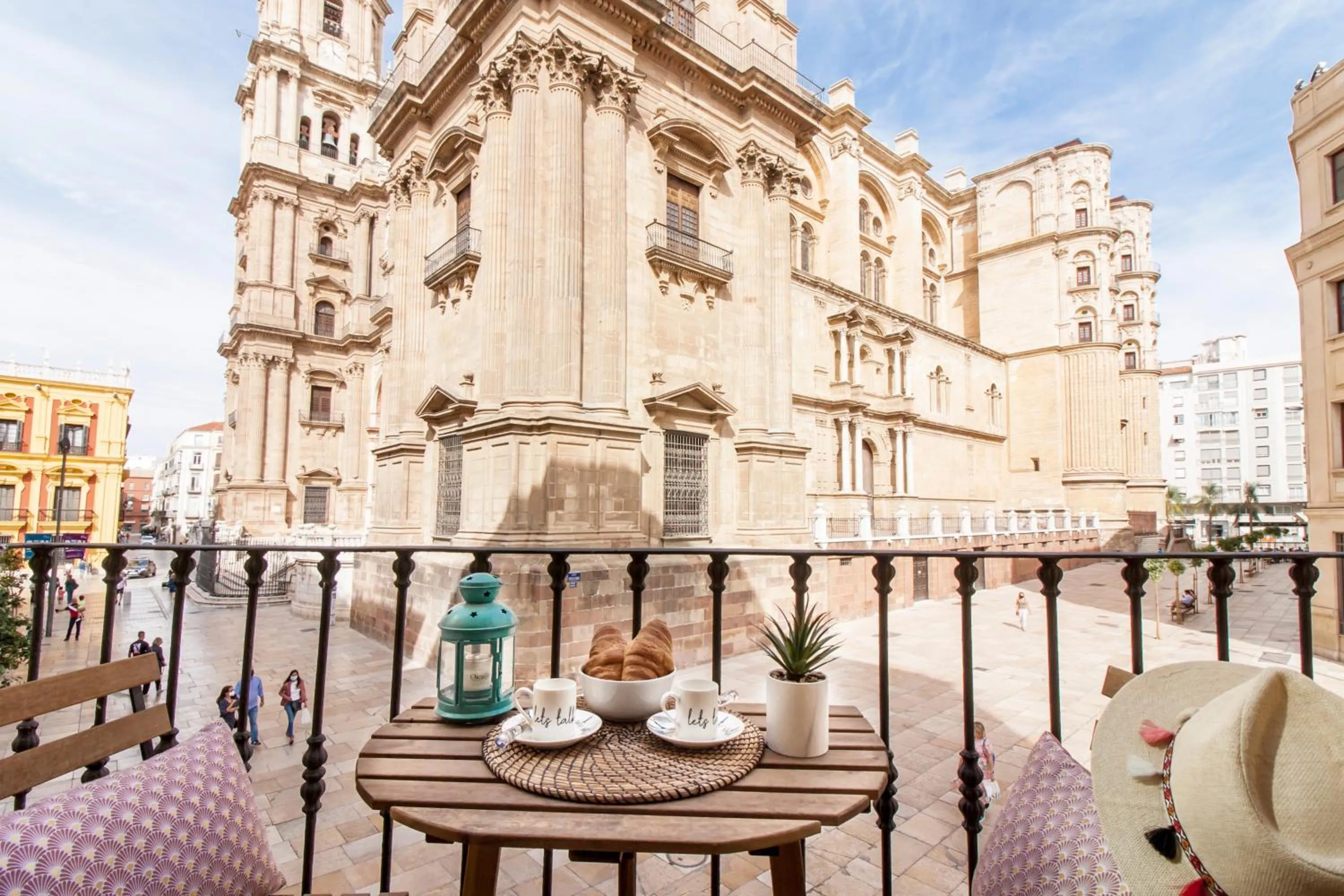 Balcony/Terrace in Malaga Center Flat Cathedral