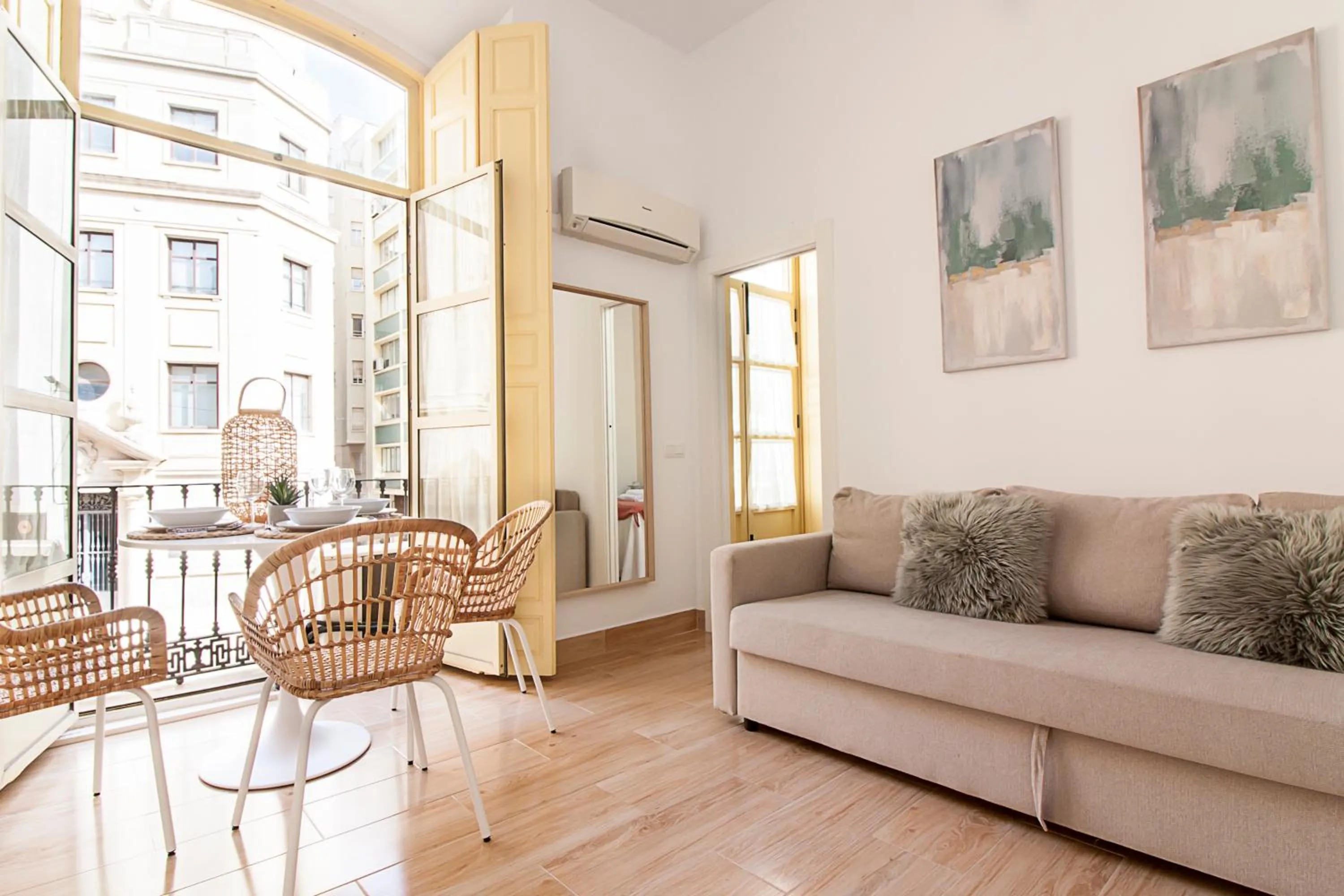 Living room in Malaga Center Flat Cathedral