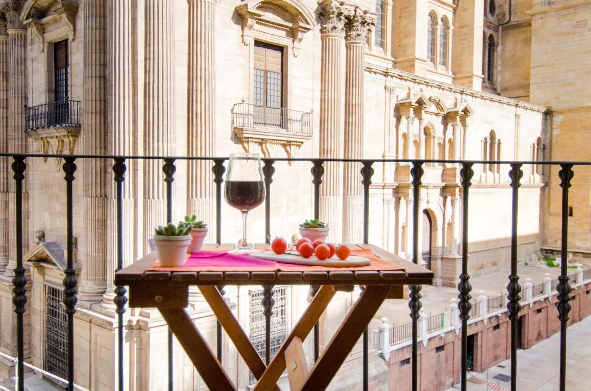 Balcony/Terrace in Malaga Center Flat Cathedral