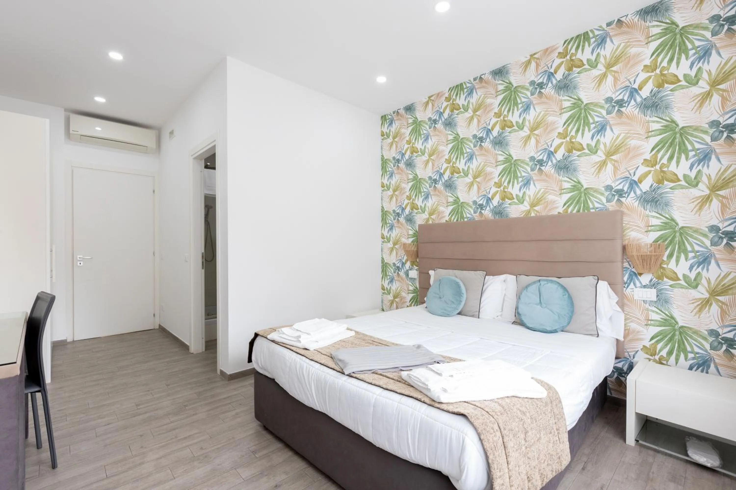 Bed in 247 Luxury Rooms Trastevere