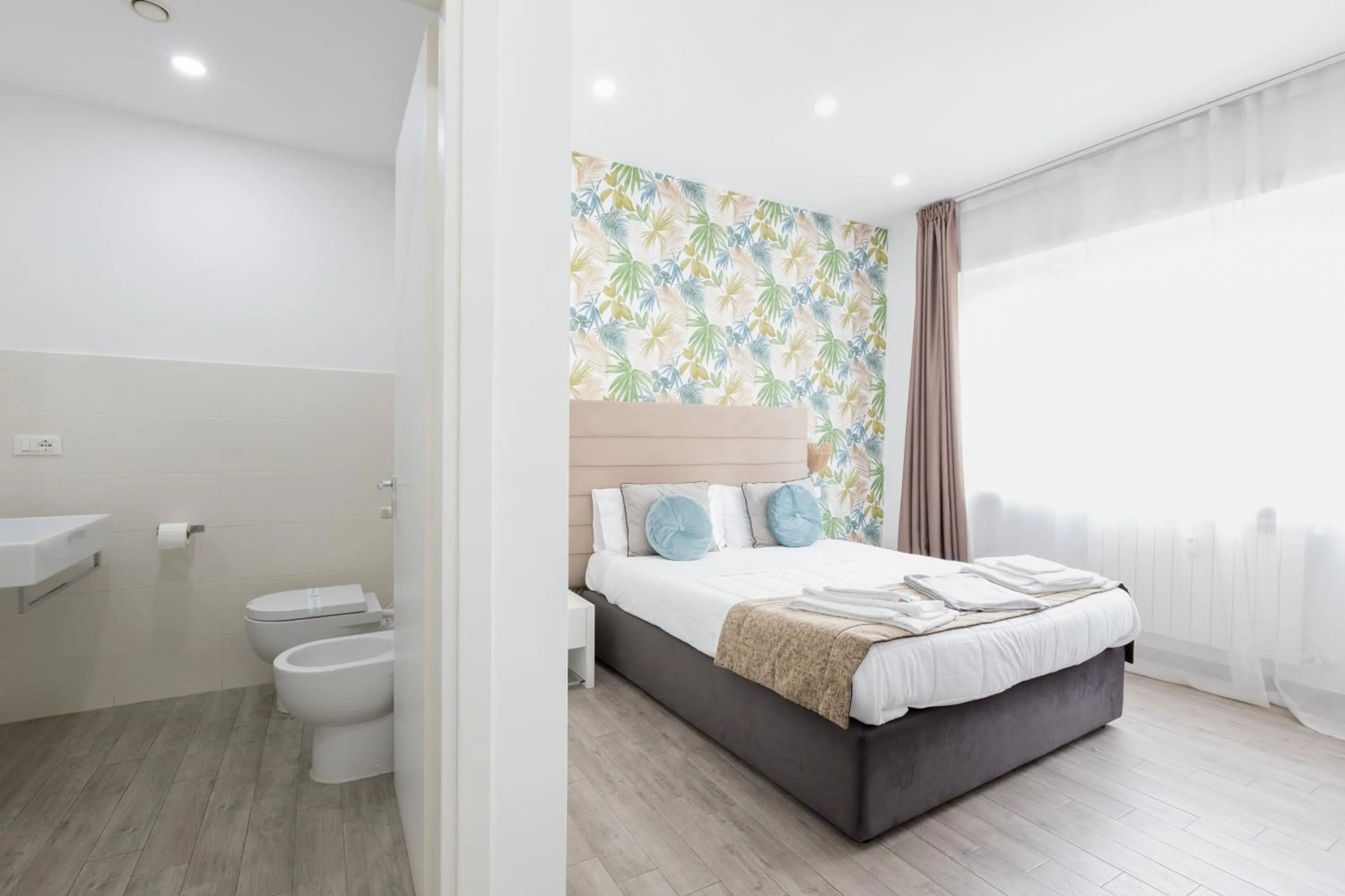 Bed in 247 Luxury Rooms Trastevere