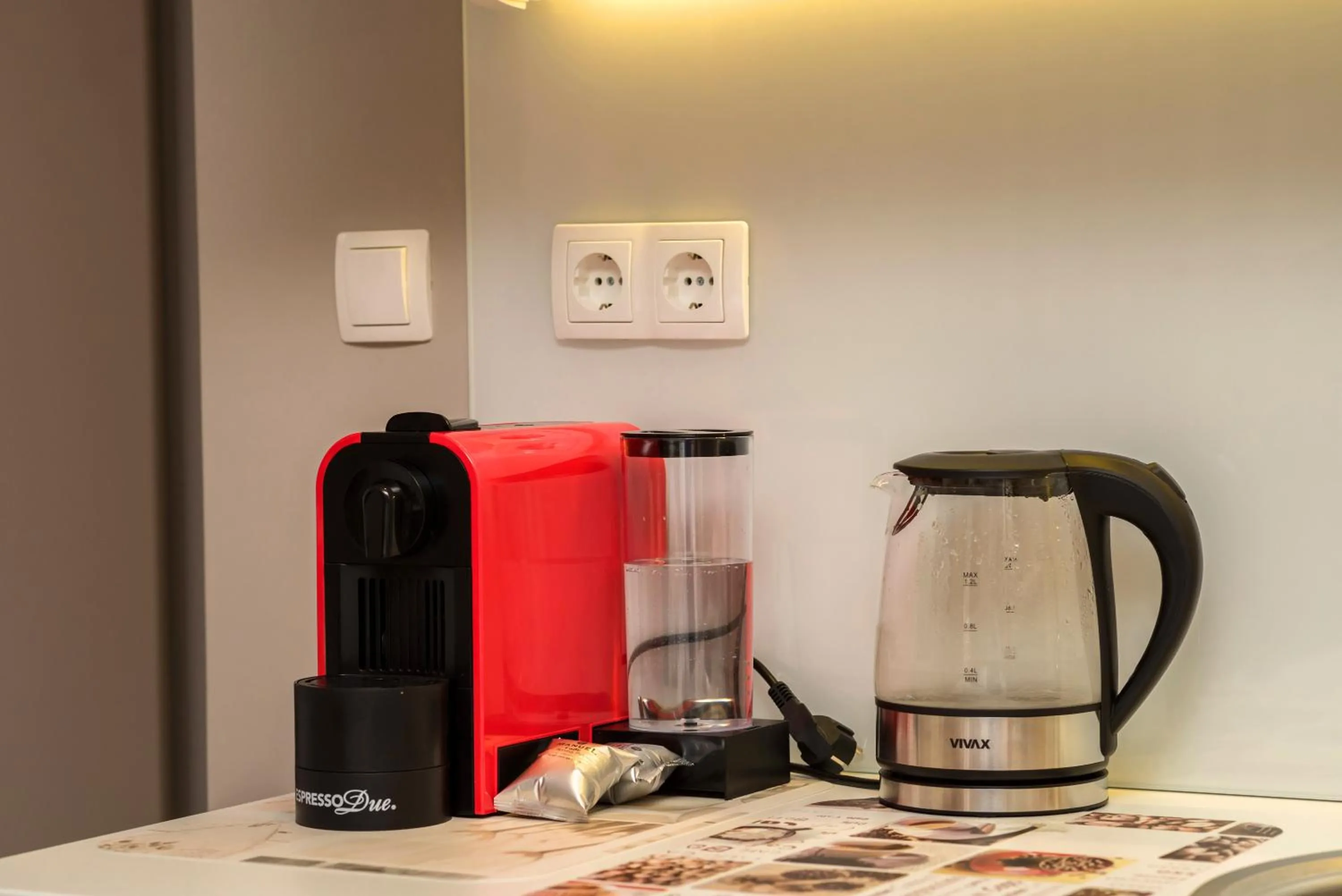 Coffee/tea facilities in Luxury Studio Yasmine