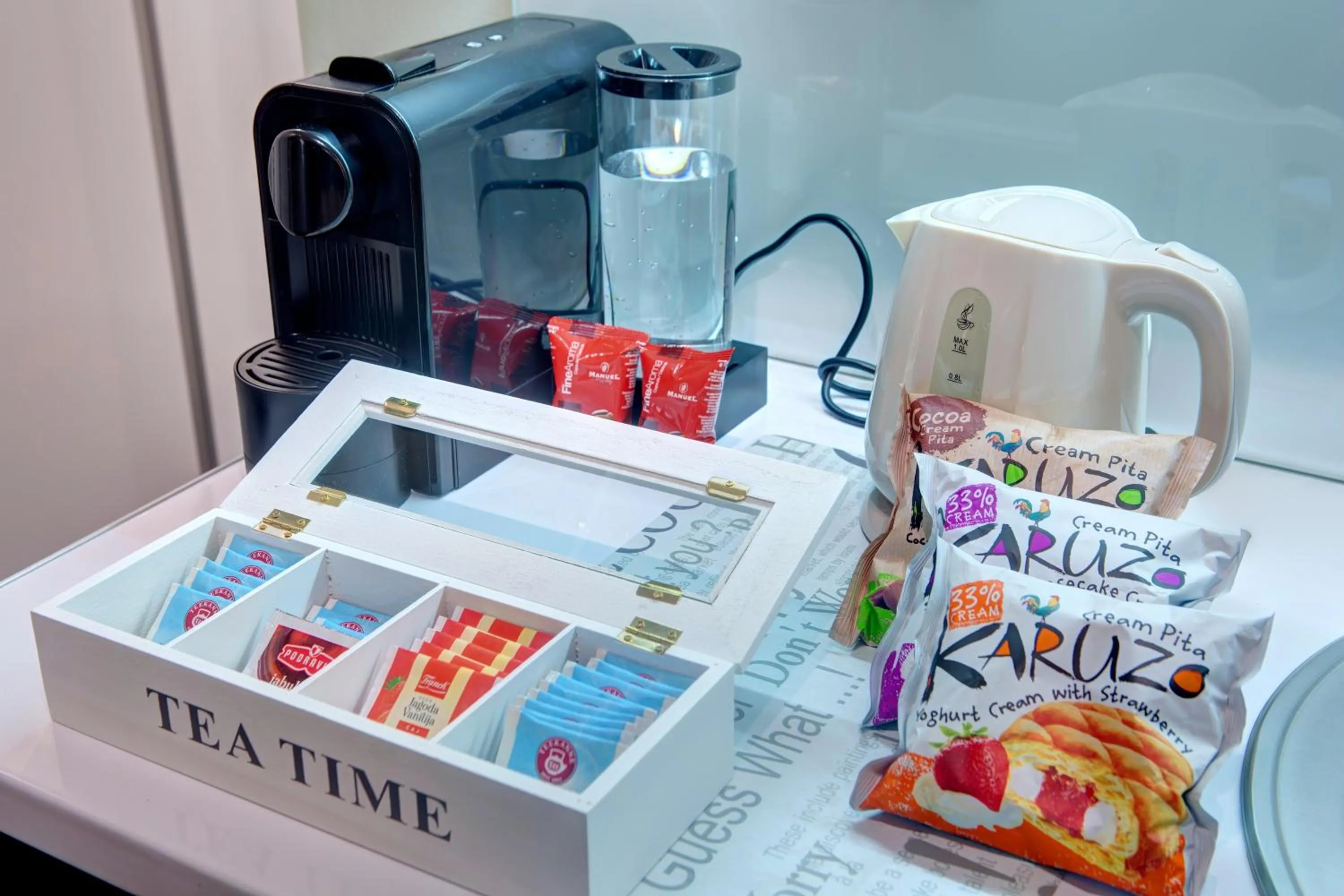 Kitchen or kitchenette in Luxury Studio Yasmine