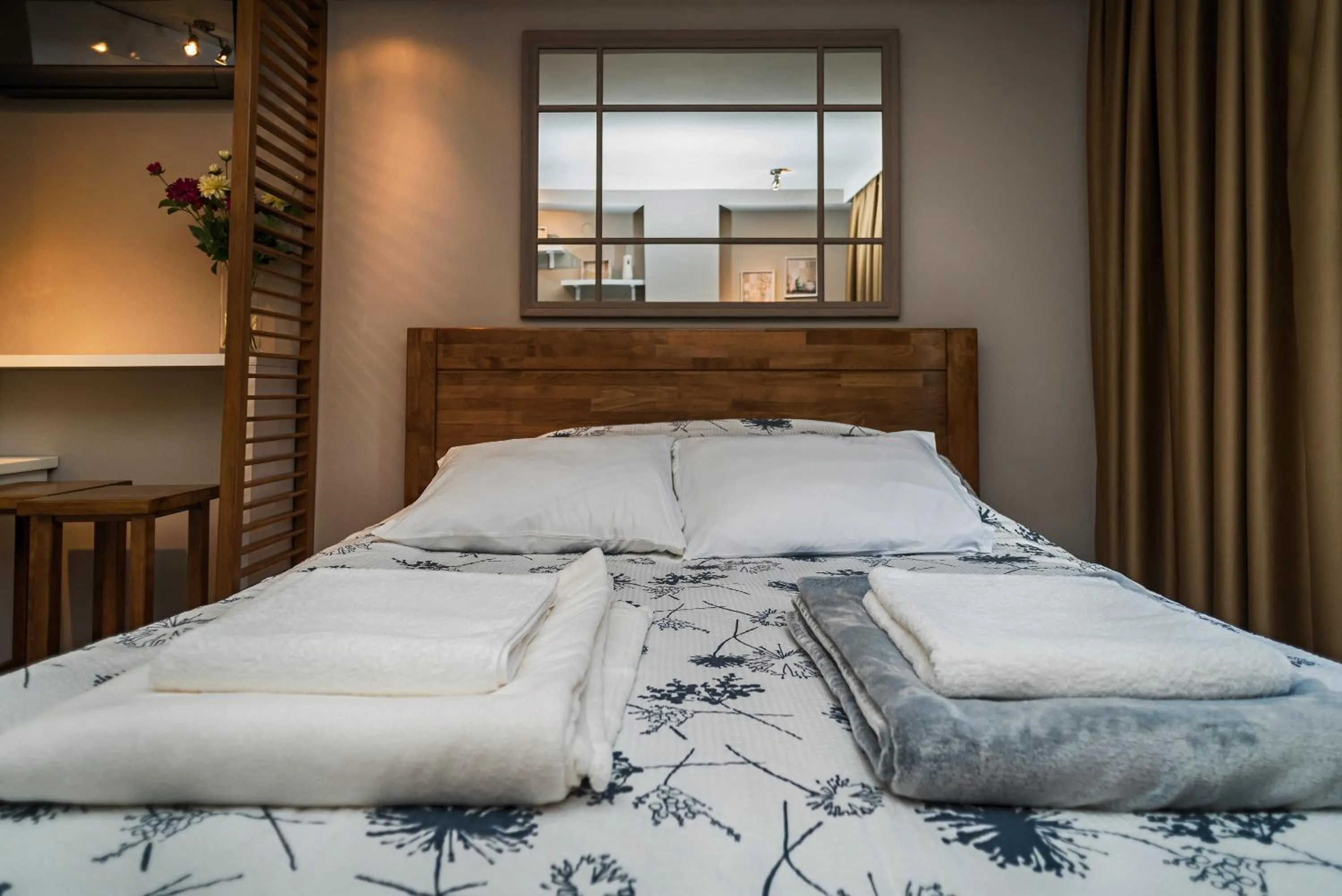 Bed in Luxury Studio Yasmine
