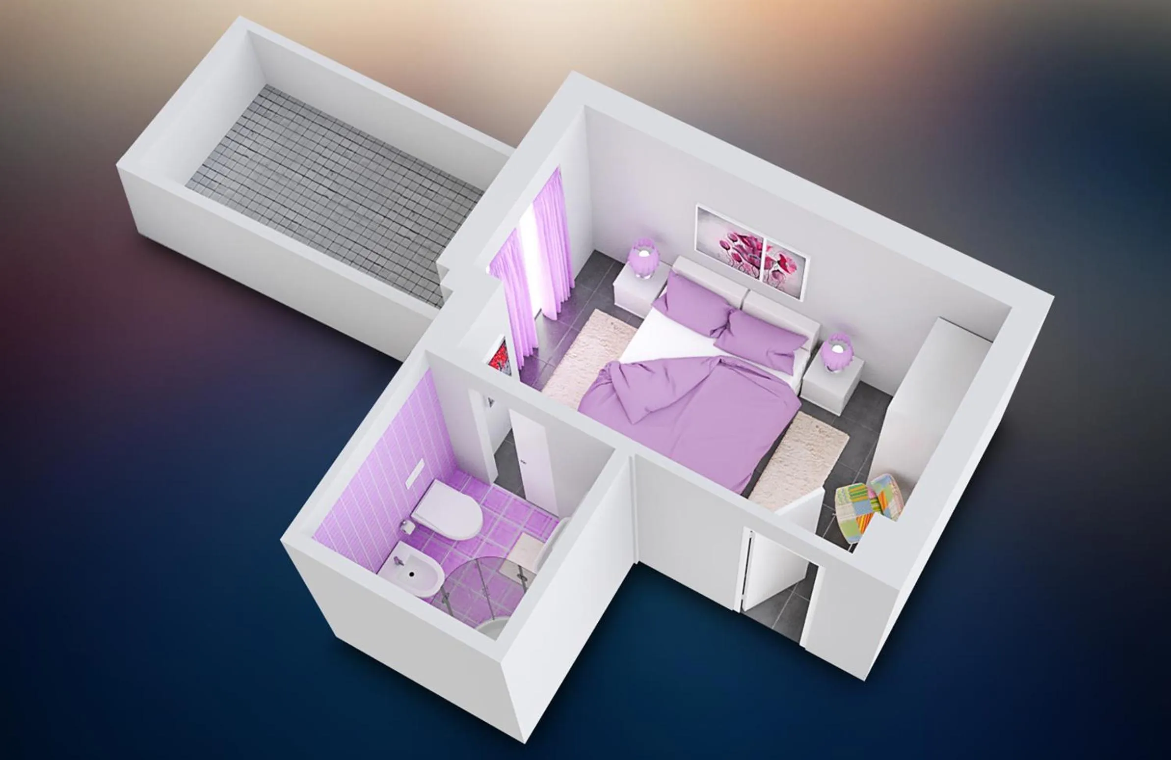 Balcony/Terrace in B&B L’Angolino