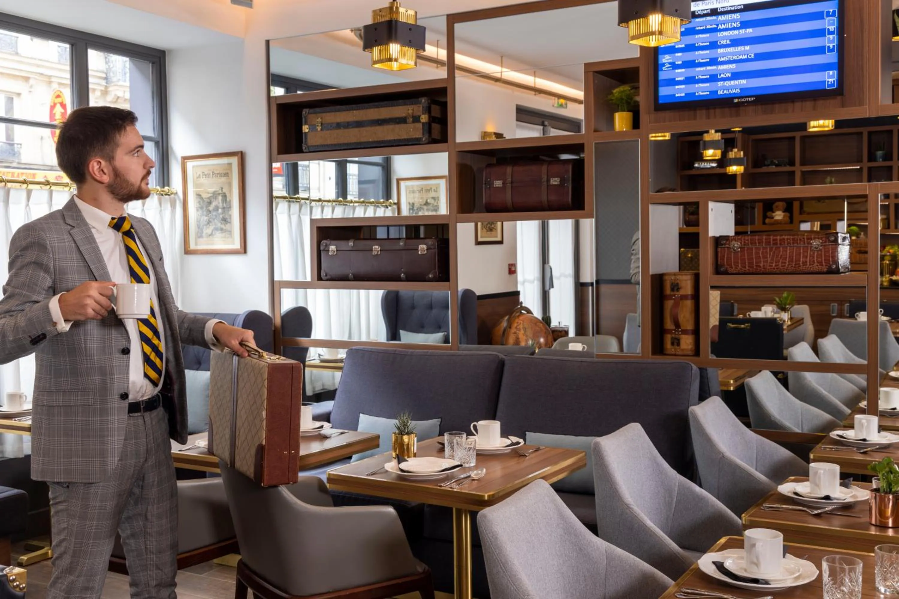 Lobby or reception in Hotel Whistler - Gare du Nord