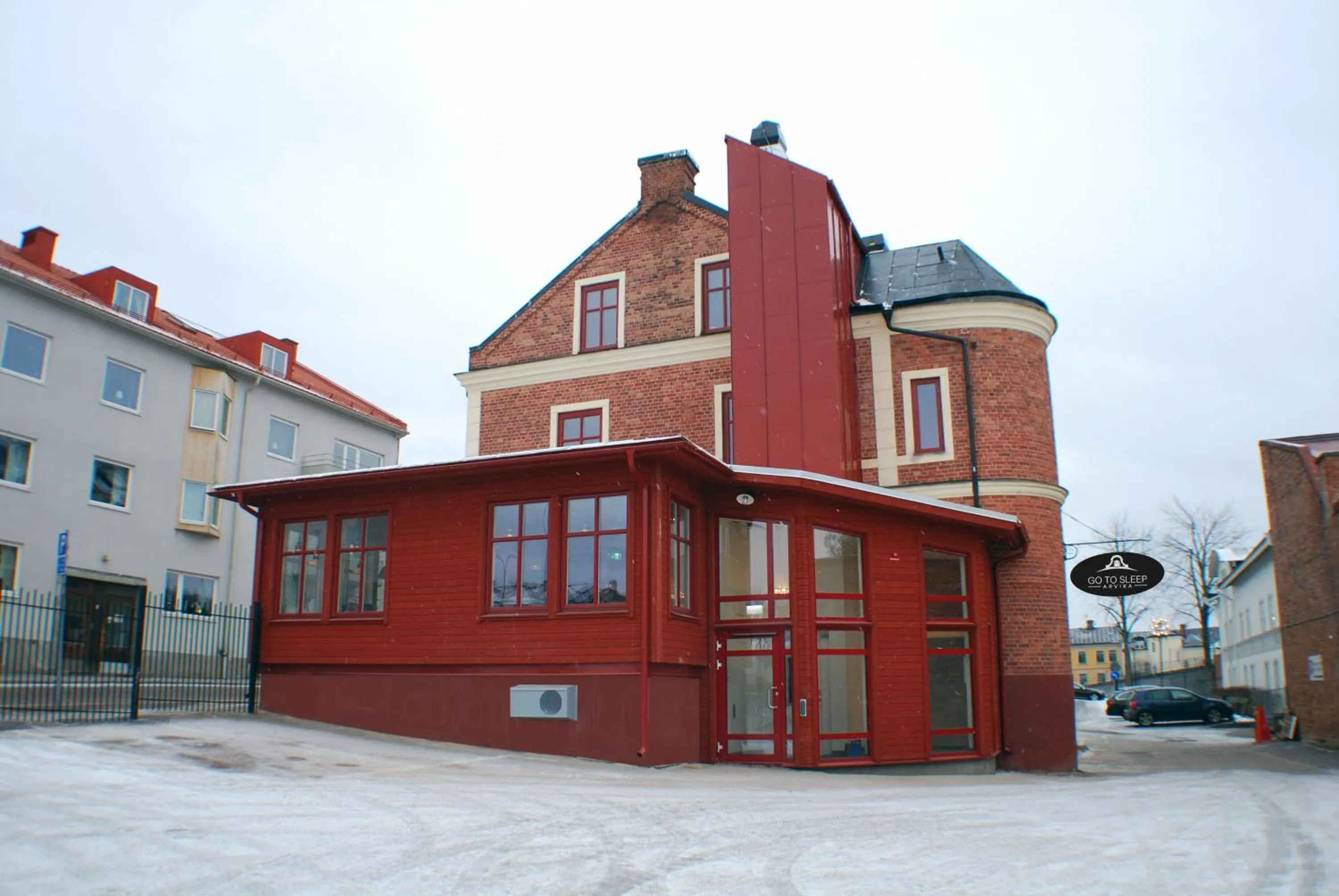 Facade/entrance in Go to sleep Arvika