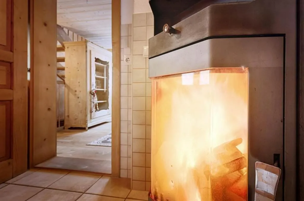 Kitchen or kitchenette in Ferienhaus Bergfrieden