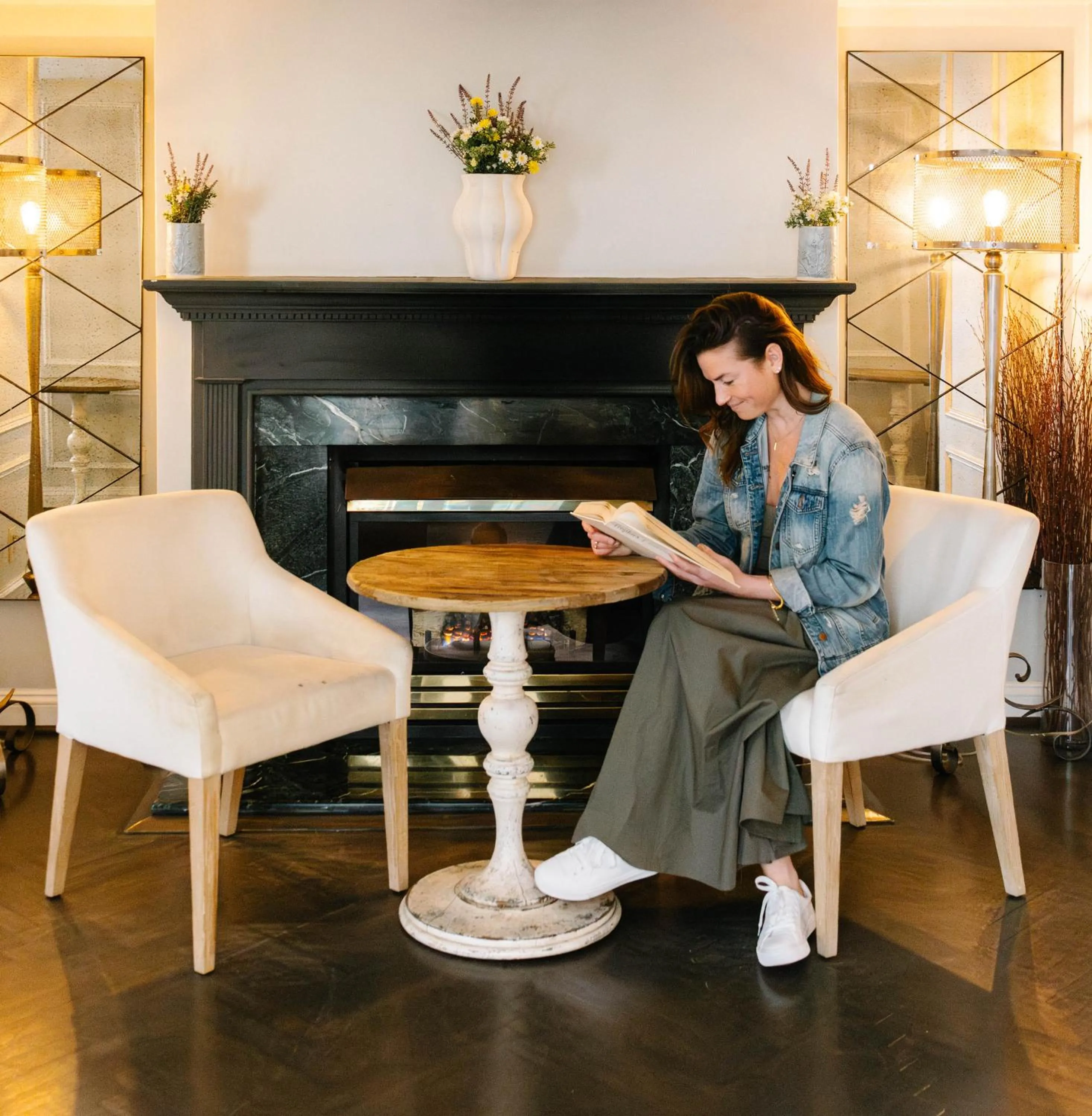 Seating area in The Normandy Hotel