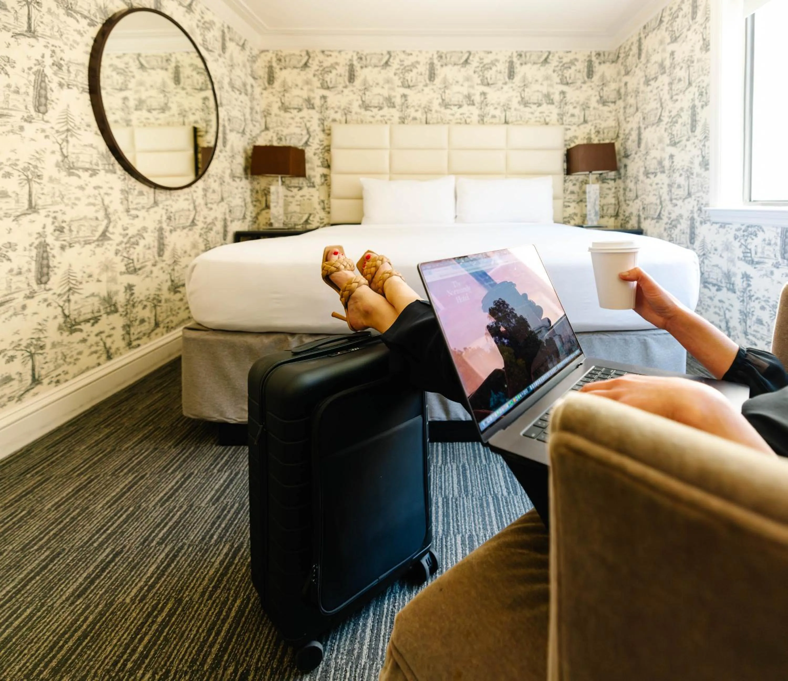 Bedroom, Bed in The Normandy Hotel