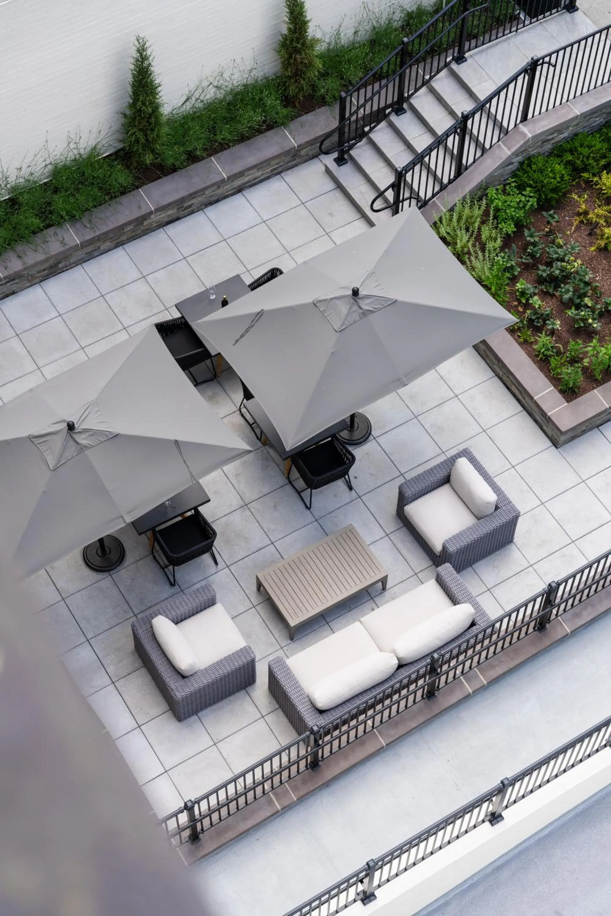 Patio in The Normandy Hotel