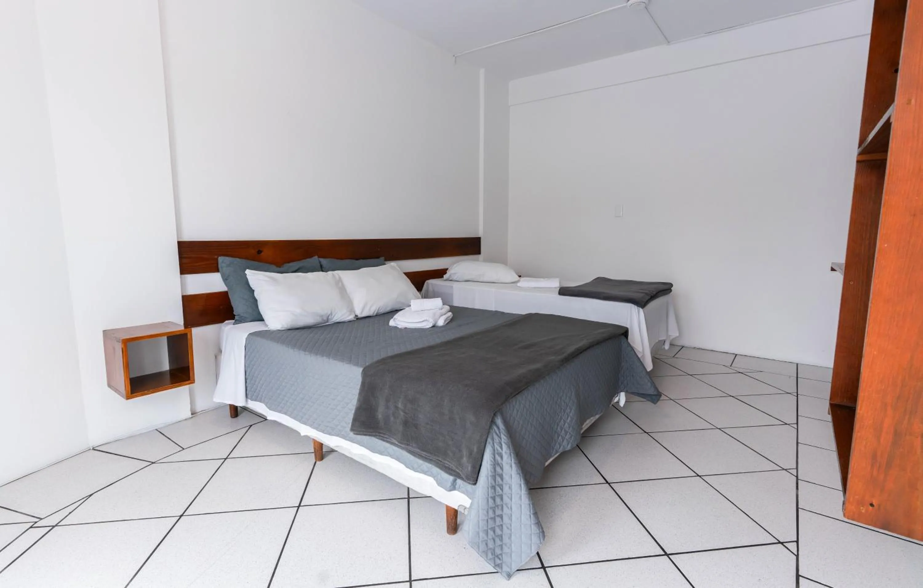 Bed in Praia Comprida Hotel